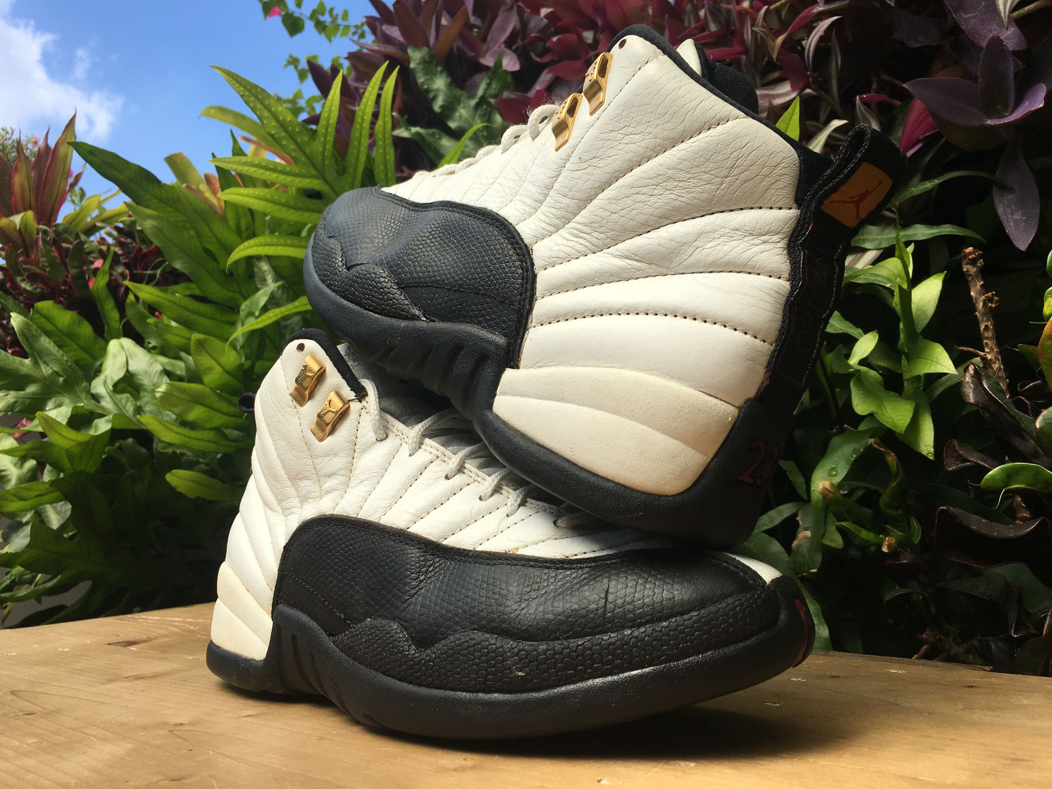 Jordan Brand × Nike × Vintage 🔥 Archive Rare Vintage Nike Air Jordan 12 OG Taxi 1996 Size US 9.5 / EU 42-43 - 3 Thumbnail