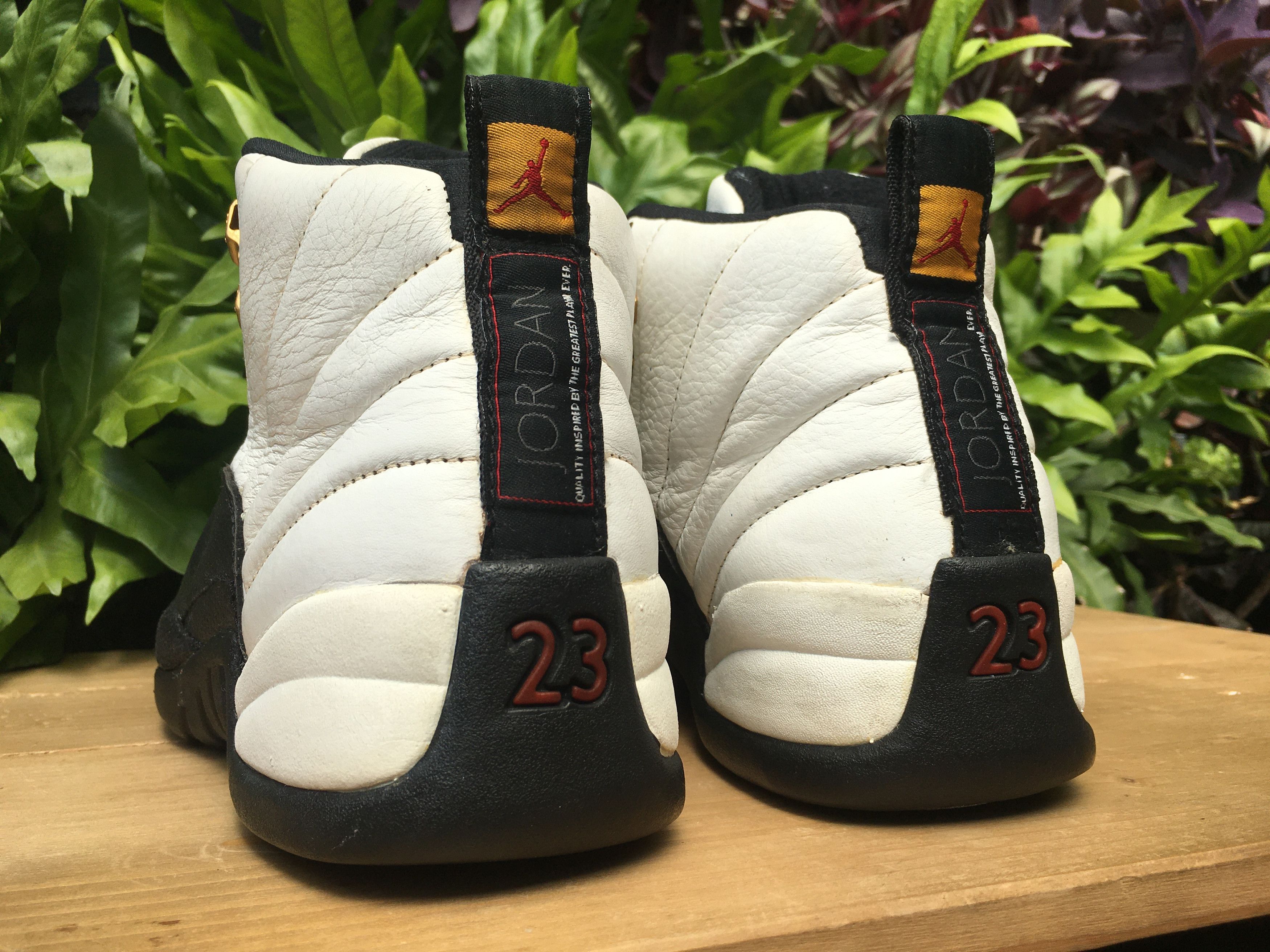 Jordan Brand × Nike × Vintage 🔥 Archive Rare Vintage Nike Air Jordan 12 OG Taxi 1996 Size US 9.5 / EU 42-43 - 15 Thumbnail