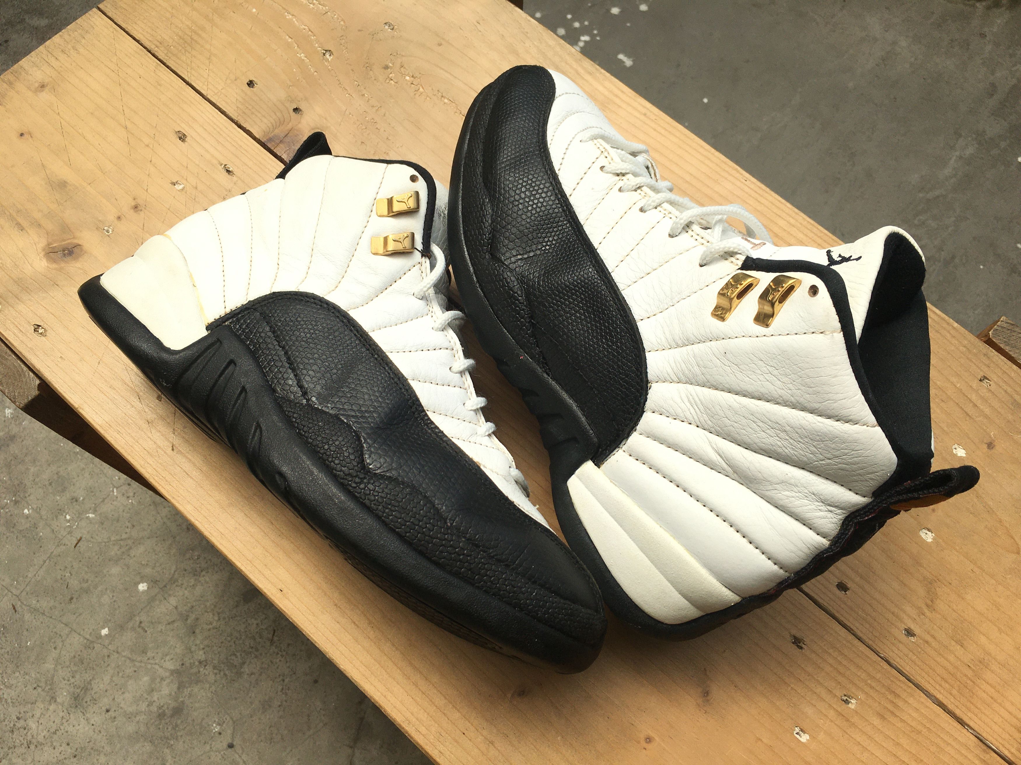 Jordan Brand × Nike × Vintage 🔥 Archive Rare Vintage Nike Air Jordan 12 OG Taxi 1996 Size US 9.5 / EU 42-43 - 20 Thumbnail