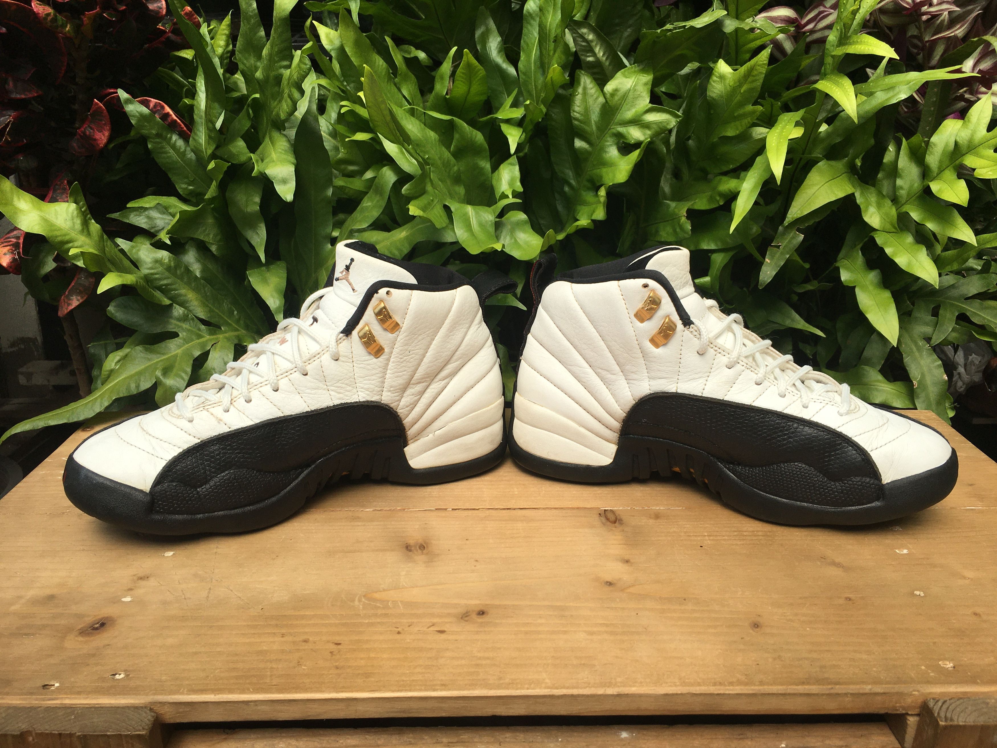 Jordan Brand × Nike × Vintage 🔥 Archive Rare Vintage Nike Air Jordan 12 OG Taxi 1996 Size US 9.5 / EU 42-43 - 5 Thumbnail