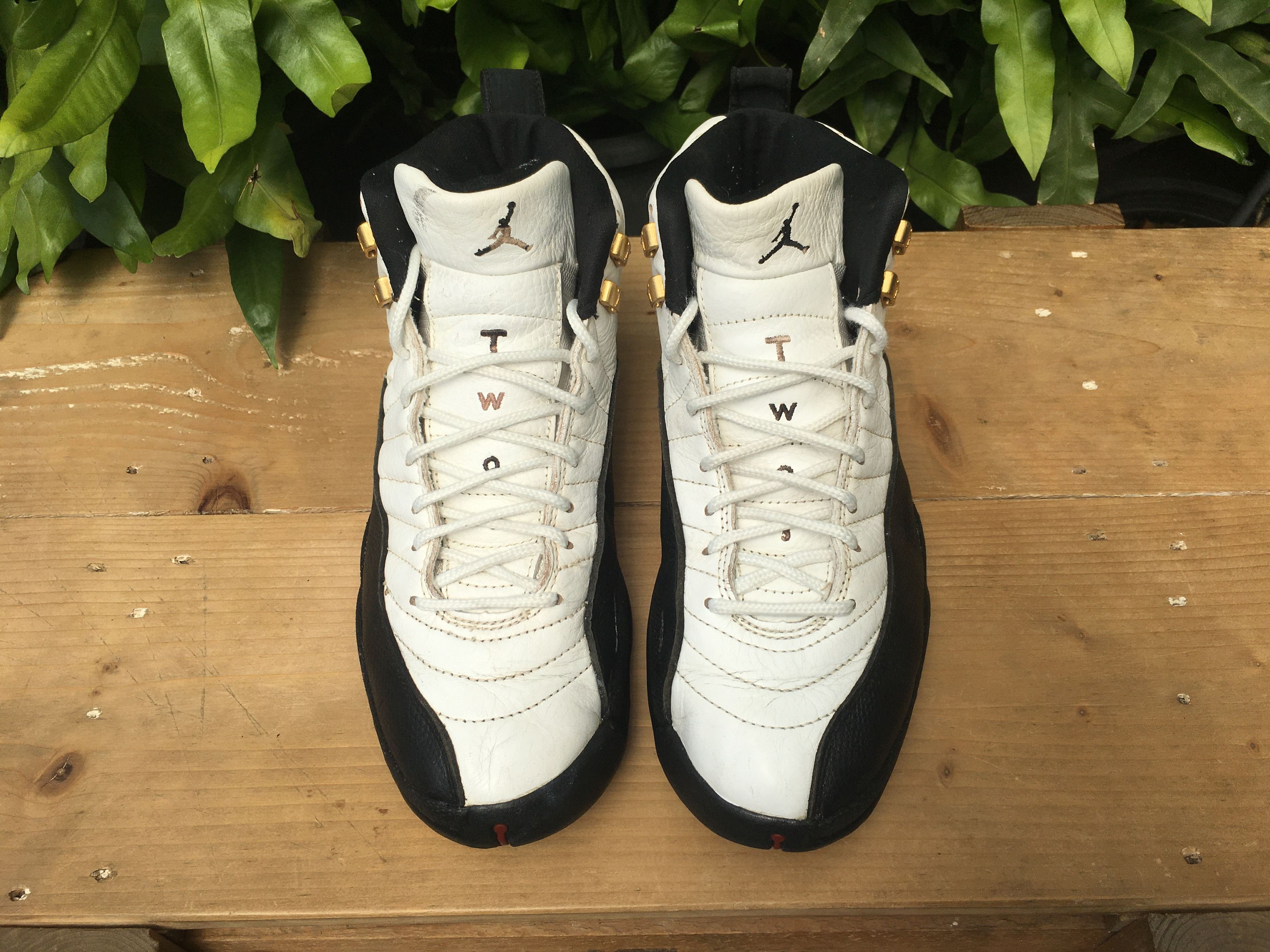 Jordan Brand × Nike × Vintage 🔥 Archive Rare Vintage Nike Air Jordan 12 OG Taxi 1996 Size US 9.5 / EU 42-43 - 7 Thumbnail