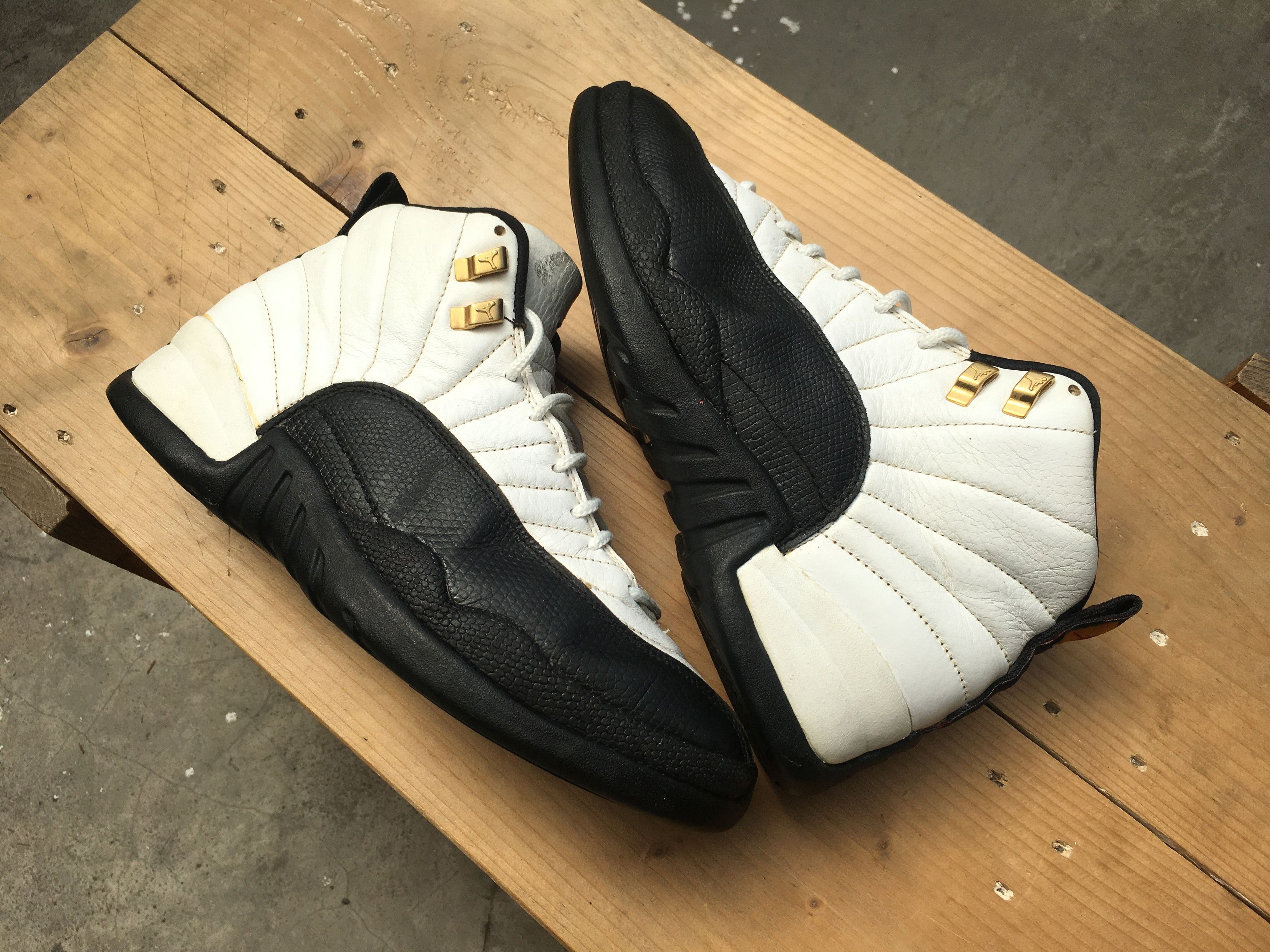 Jordan Brand × Nike × Vintage 🔥 Archive Rare Vintage Nike Air Jordan 12 OG Taxi 1996 Size US 9.5 / EU 42-43 - 19 Thumbnail