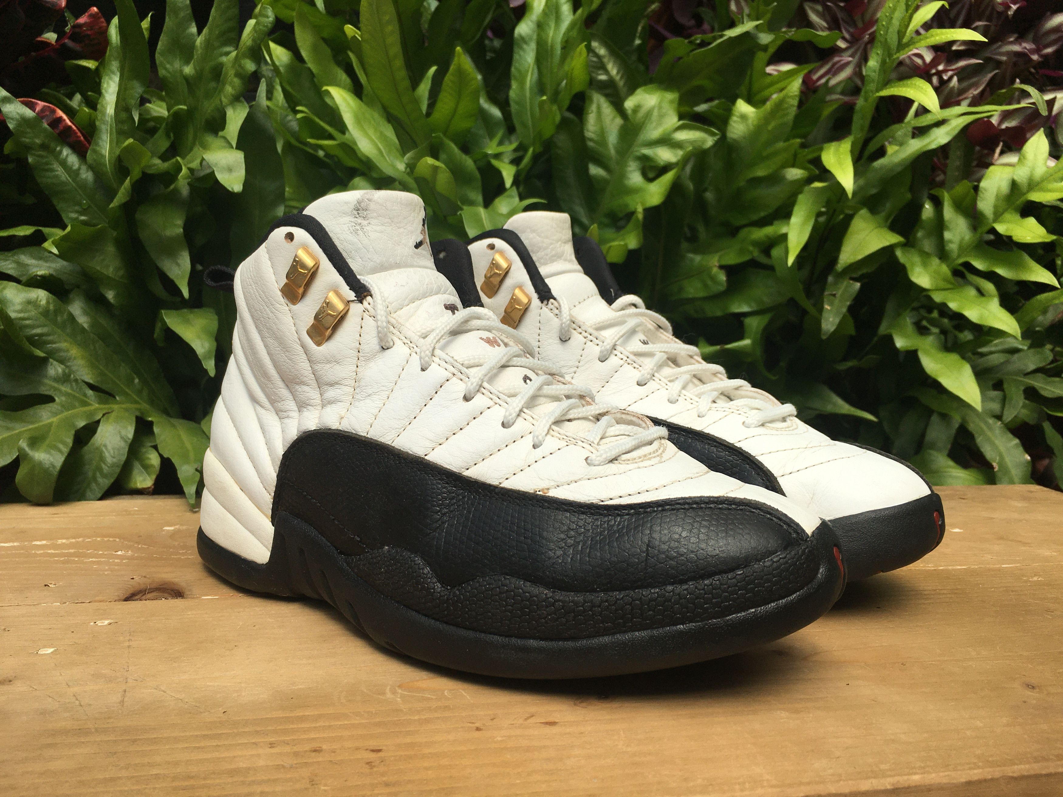 Jordan Brand × Nike × Vintage 🔥 Archive Rare Vintage Nike Air Jordan 12 OG Taxi 1996 Size US 9.5 / EU 42-43 - 6 Thumbnail