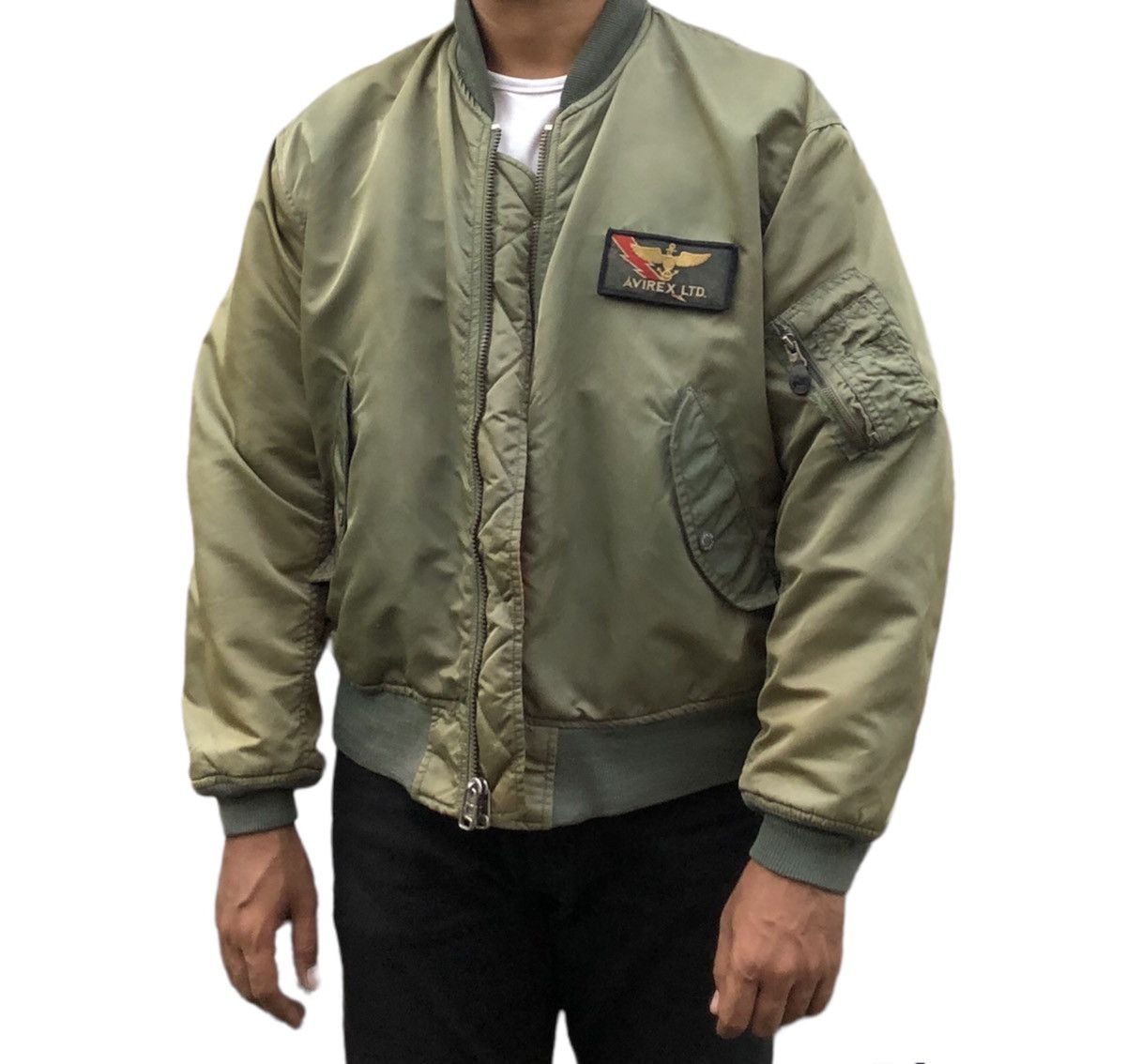 Avirex 🔥Vintage Avirex Intermediate Ma-1 Flyer Man Season Jacket Size US S / EU 44-46 / 1 - 3 Thumbnail