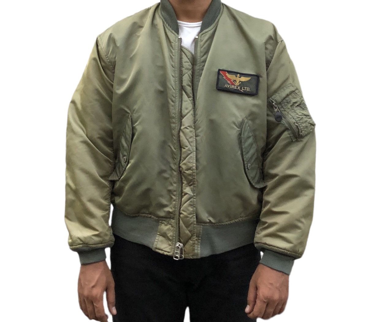 Avirex 🔥Vintage Avirex Intermediate Ma-1 Flyer Man Season Jacket Size US S / EU 44-46 / 1 - 2 Thumbnail
