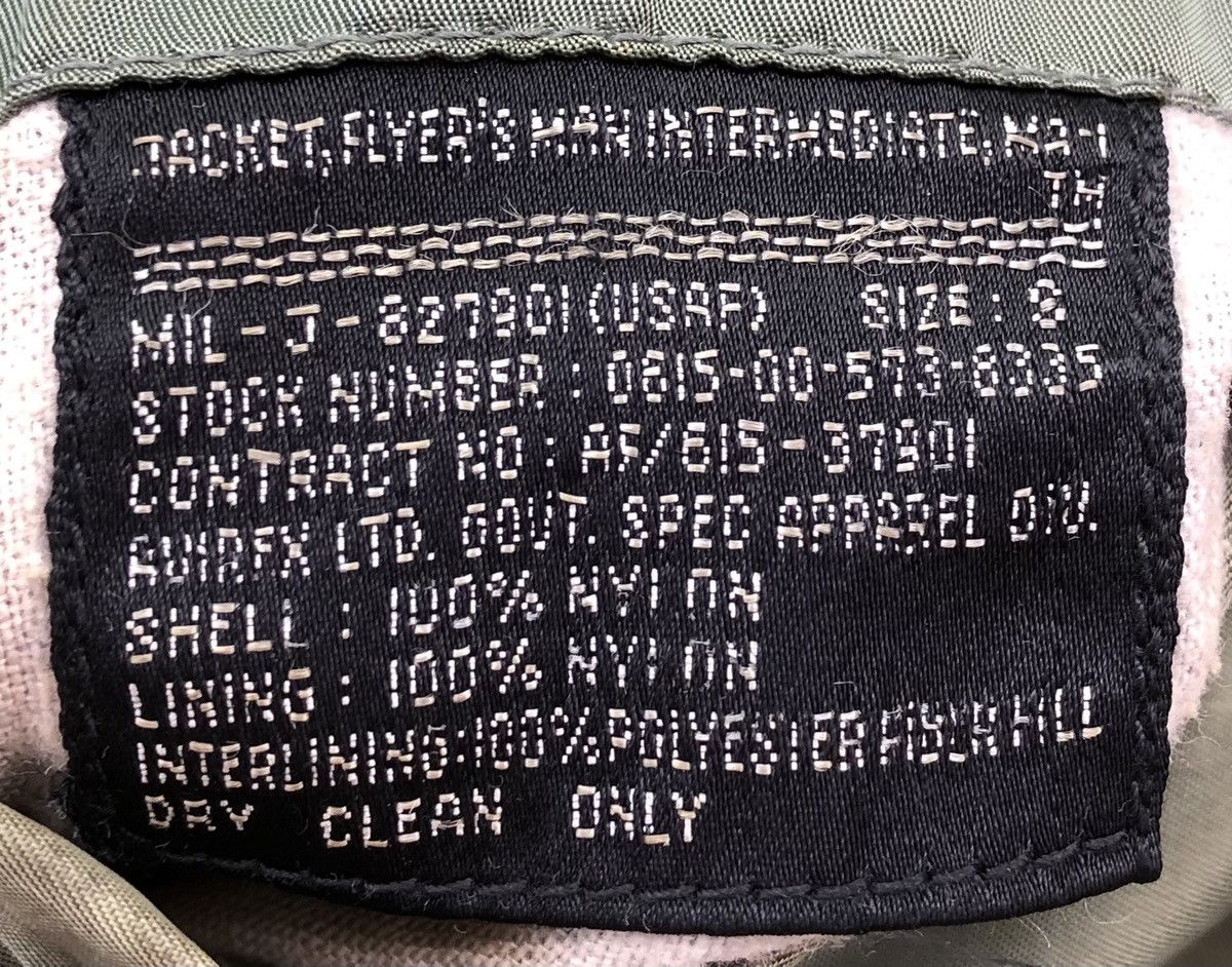 Avirex 🔥Vintage Avirex Intermediate Ma-1 Flyer Man Season Jacket Size US S / EU 44-46 / 1 - 21 Thumbnail