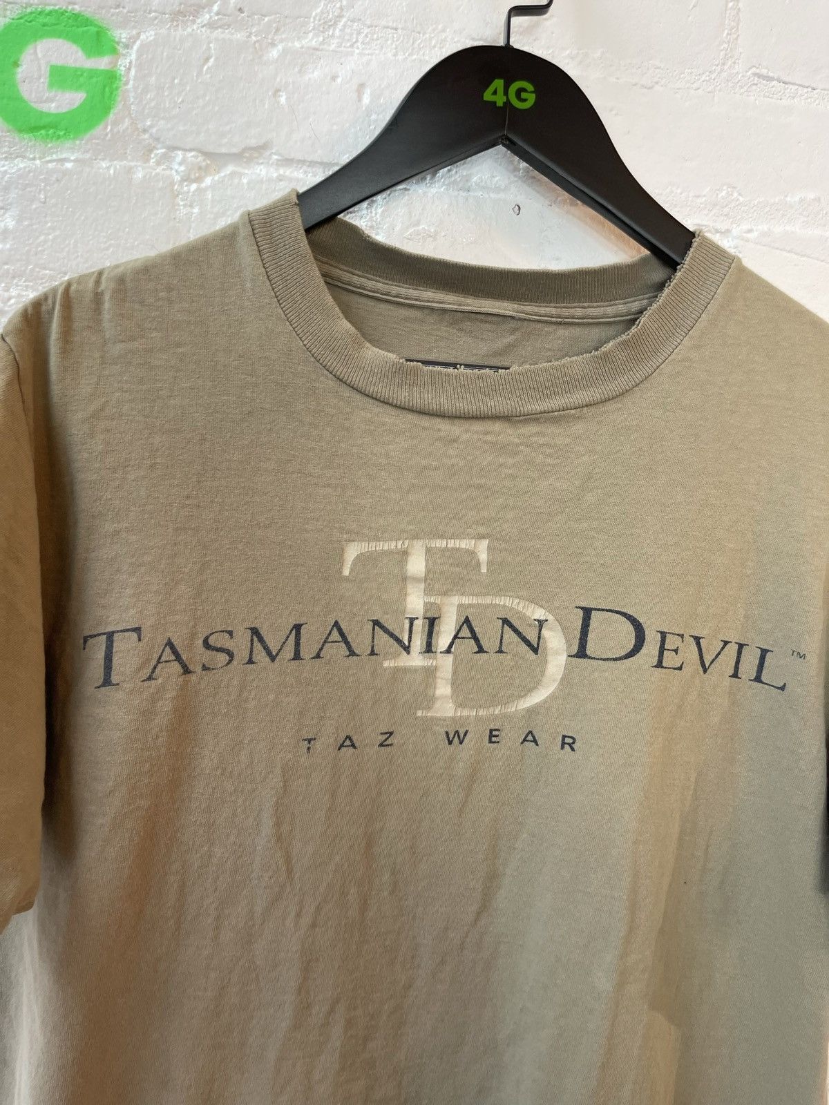 Vintage Vintage 90s Single Stitch Tasmanian Devil THRASHED Shirt Size US L / EU 52-54 / 3 - 4 Thumbnail