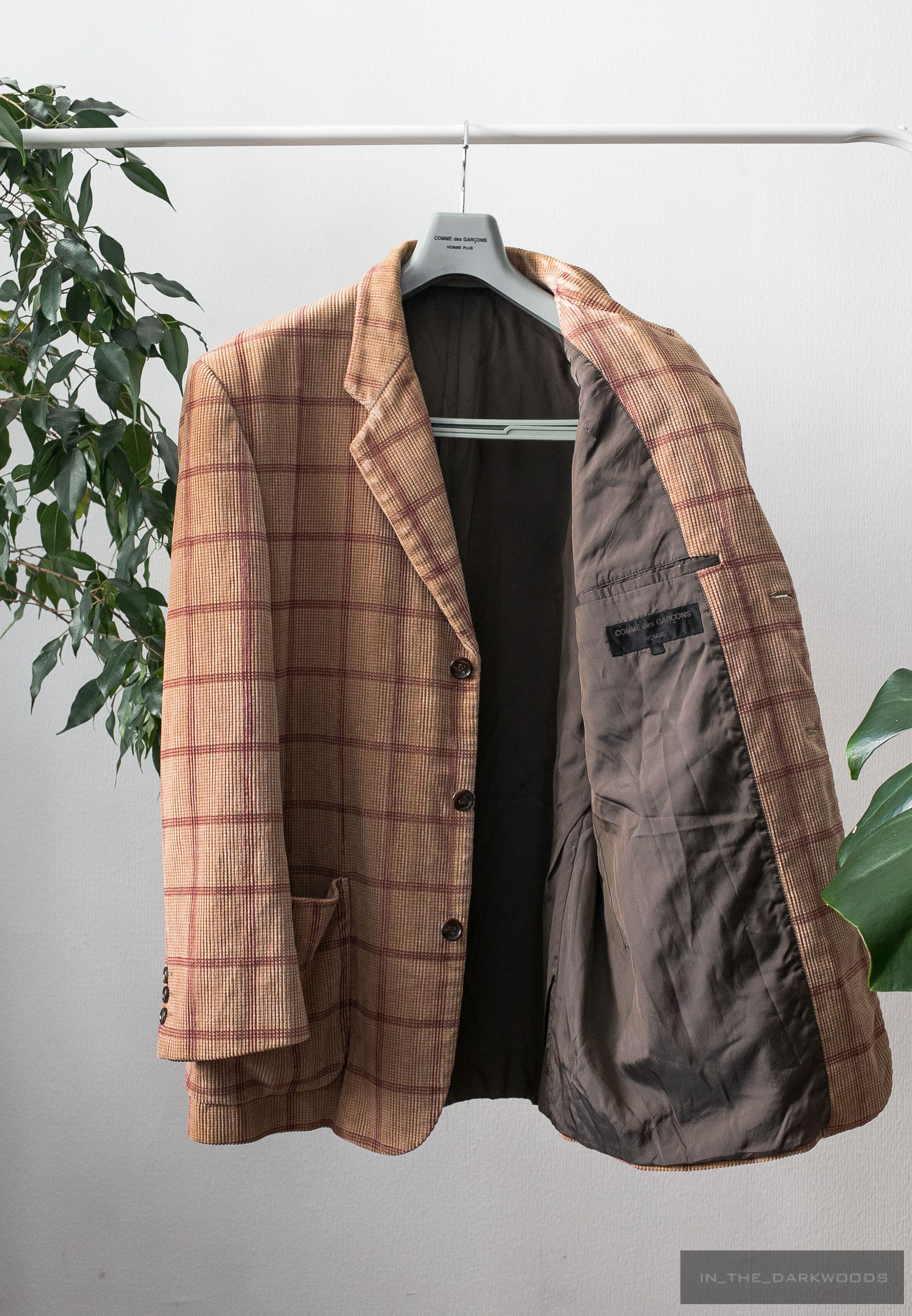 Comme des Garcons Homme 1993AW corduroy blazer Size 48R - 6 Thumbnail