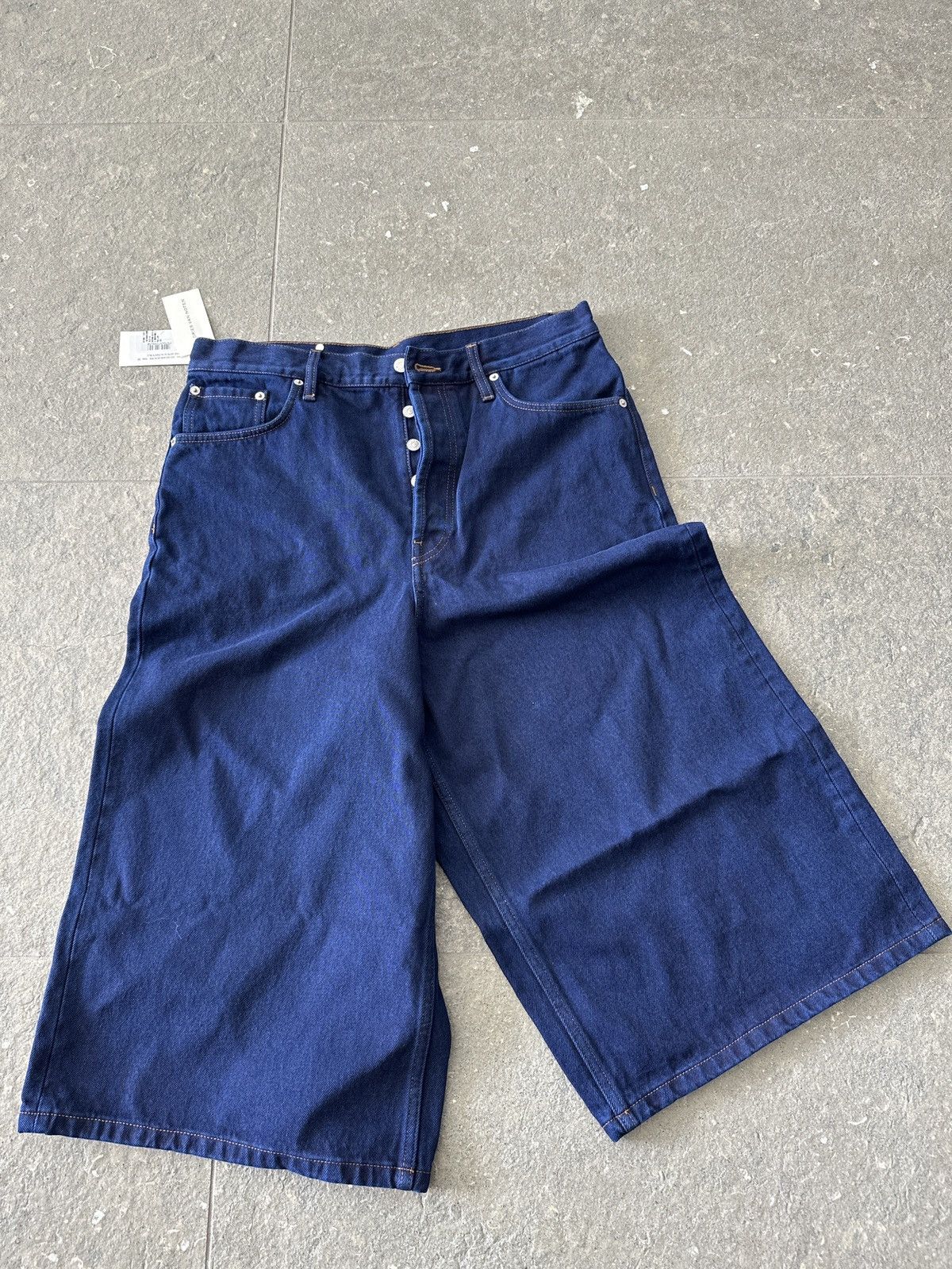image of Dries Van Noten New With Tag, Pino Cropped Jeans in Blue, Men's (Size 32)
