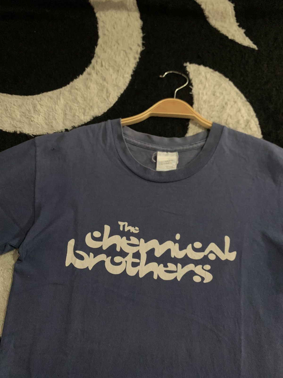 image of Band Tees x Vintage 90's The Chemical Brothers Shirt in Navy, Men's (Size Medium)