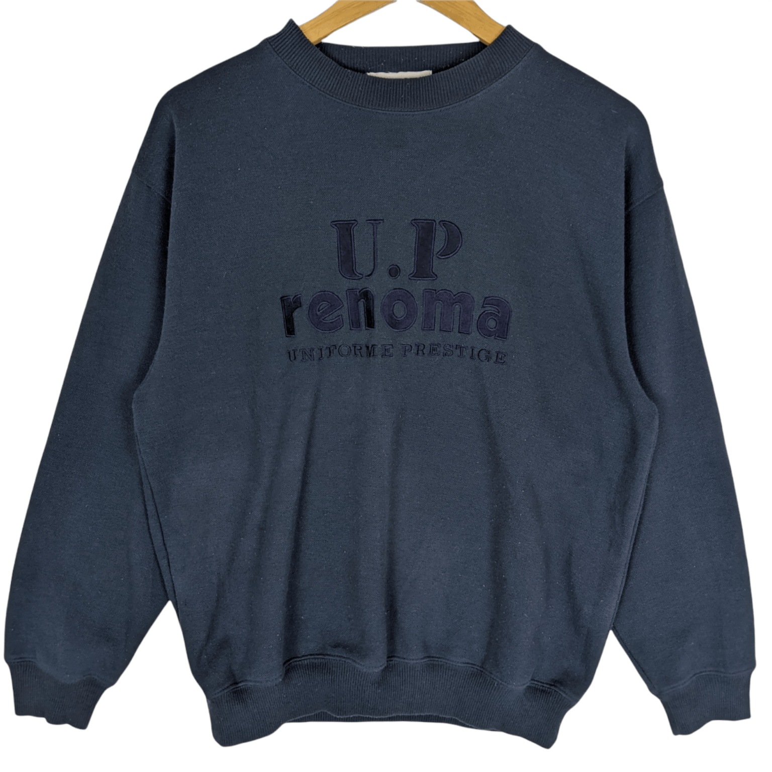 Renoma × Vintage Vintage UP RENOMA Big Logo Spell Out Jumper Sweatshirt Size US M / EU 48-50 / 2 - 2 Thumbnail