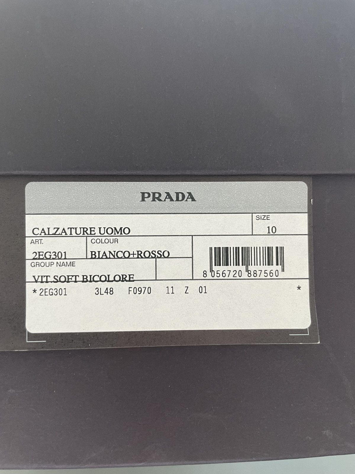 Prada Rare Super Limited Edition Runway Prada Logo Leather shoes Size US 10 / EU 43 - 16 Thumbnail