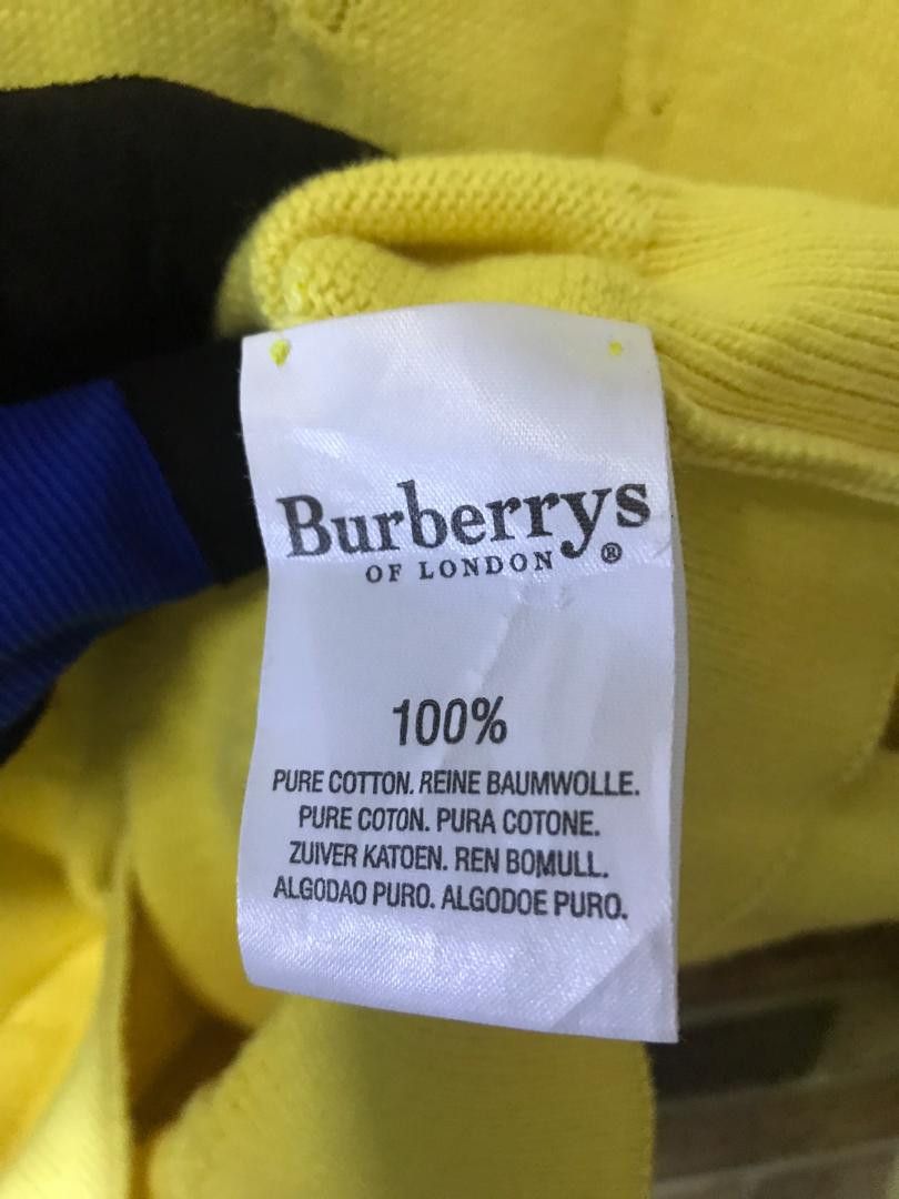 Burberry 🔥VINTAGE BURBERRY VNECK SWEATER Size US XL / EU 56 / 4 - 6 Thumbnail