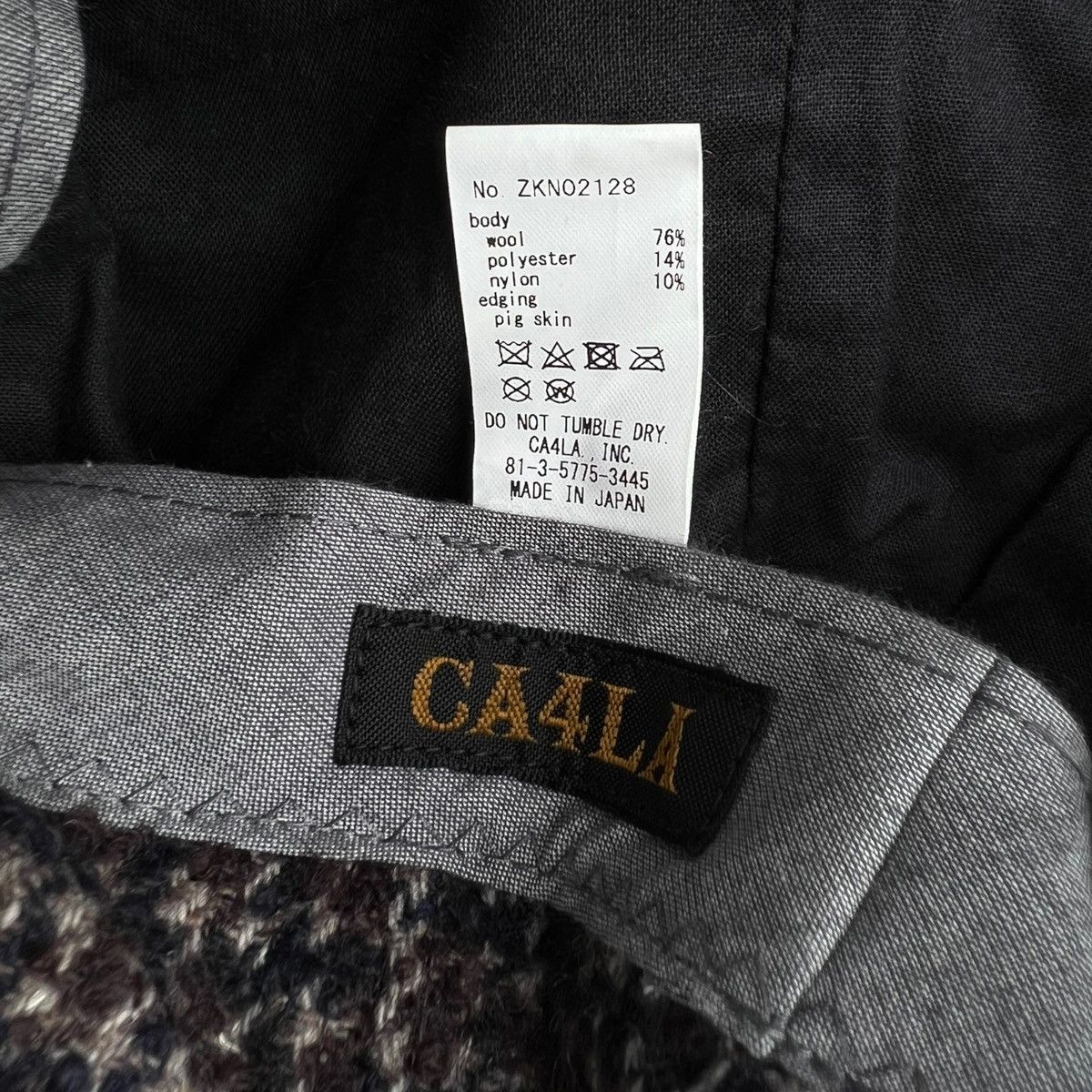 CA4LA × Japanese Brand RARE CA4LA JAPAN WOOL BLEND BARETTA Size ONE SIZE - 22 Thumbnail