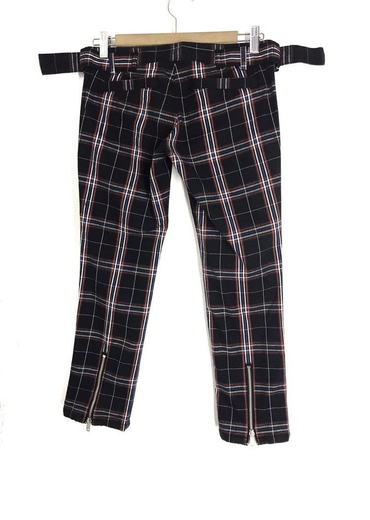 Japanese Brand × Seditionaries Moussy Design Punk Rock Bondage Checkered 3 quater Pants Size US 30 / EU 46 - 4 Thumbnail