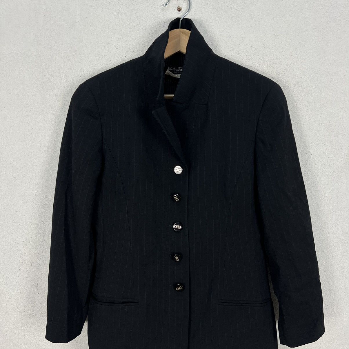 Salvatore Ferragamo CASUAL JACKET ULTIMATE BLACK Size US M / EU 48-50 / 2 - 3 Thumbnail