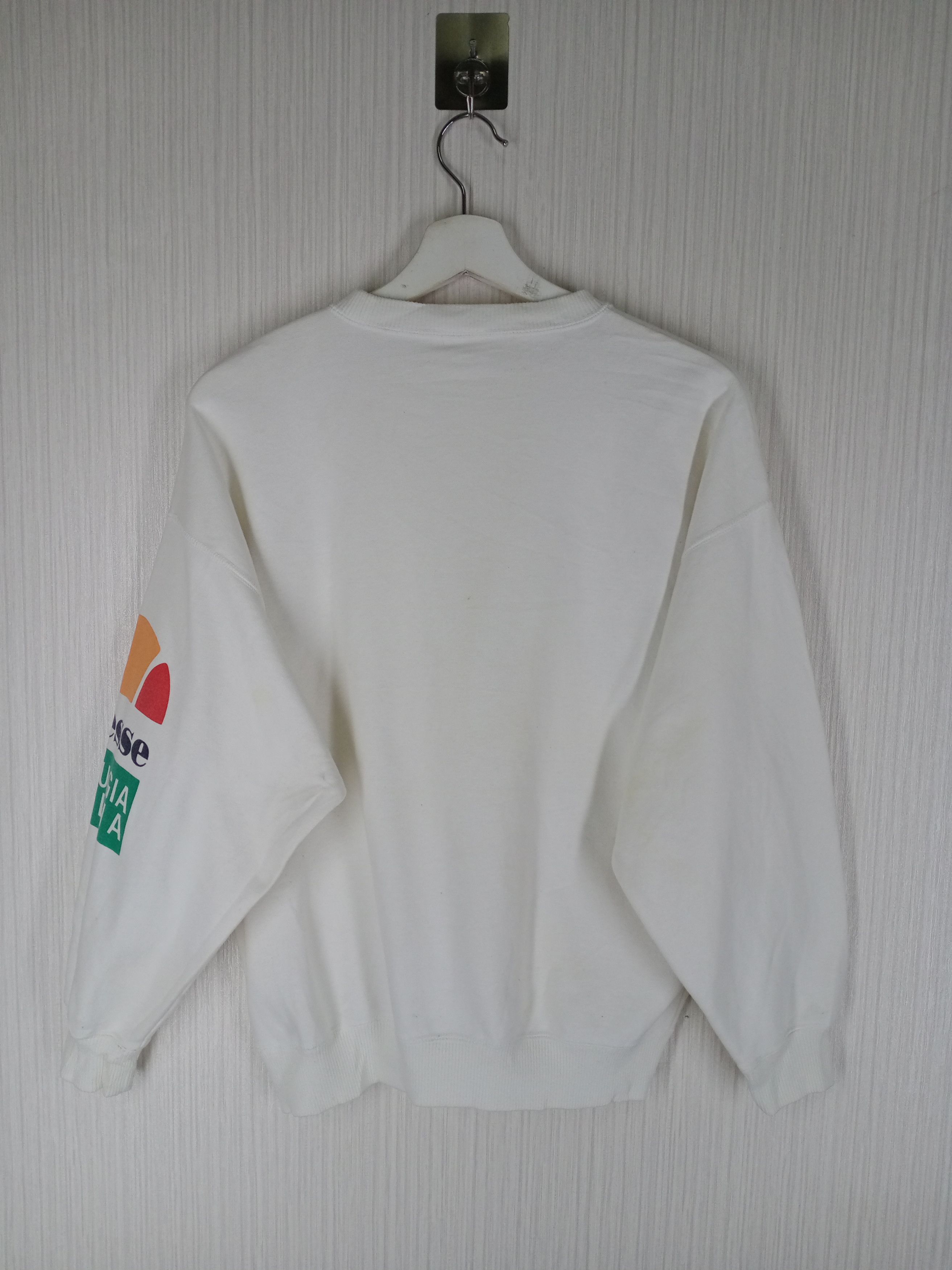Ellesse Vintage 90s Ellesse Big Logo Fullprint Sweatshirt Size US M / EU 48-50 / 2 - 3 Thumbnail