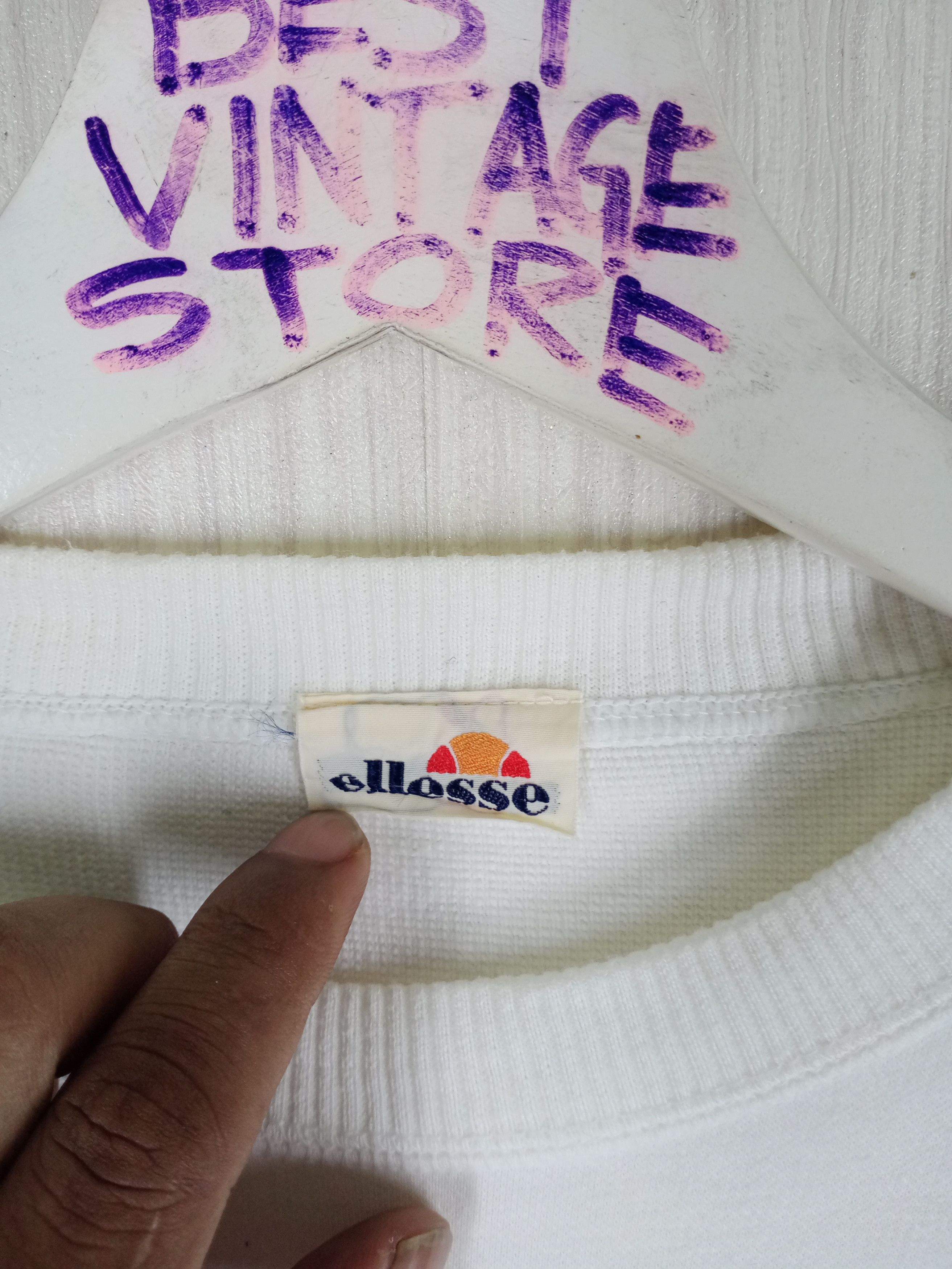 Ellesse Vintage 90s Ellesse Big Logo Fullprint Sweatshirt Size US M / EU 48-50 / 2 - 6 Thumbnail