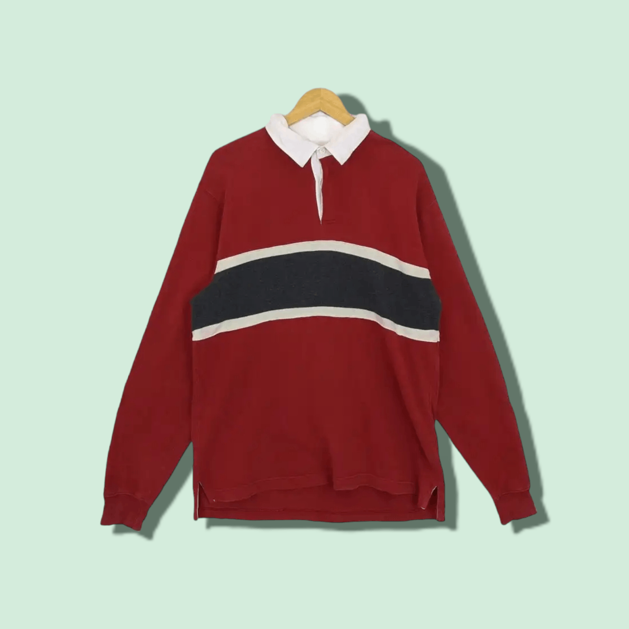 Gap GAP Striped Multicolor Sweatshirt Size US L / EU 52-54 / 3 - 1 Thumbnail