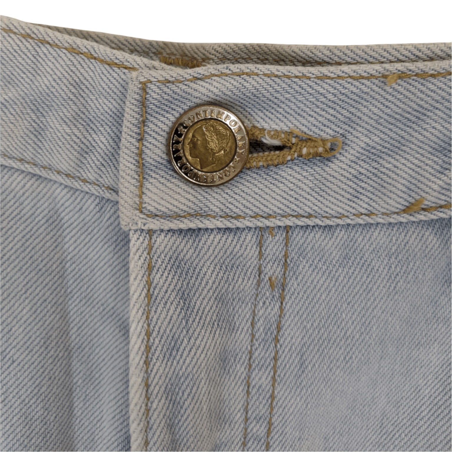 Japanese Brand 90's PINK FLAMINGO Japan Denim Jeans Pant Ocean Blue Wash Size US 28 / EU 44 - 5 Thumbnail