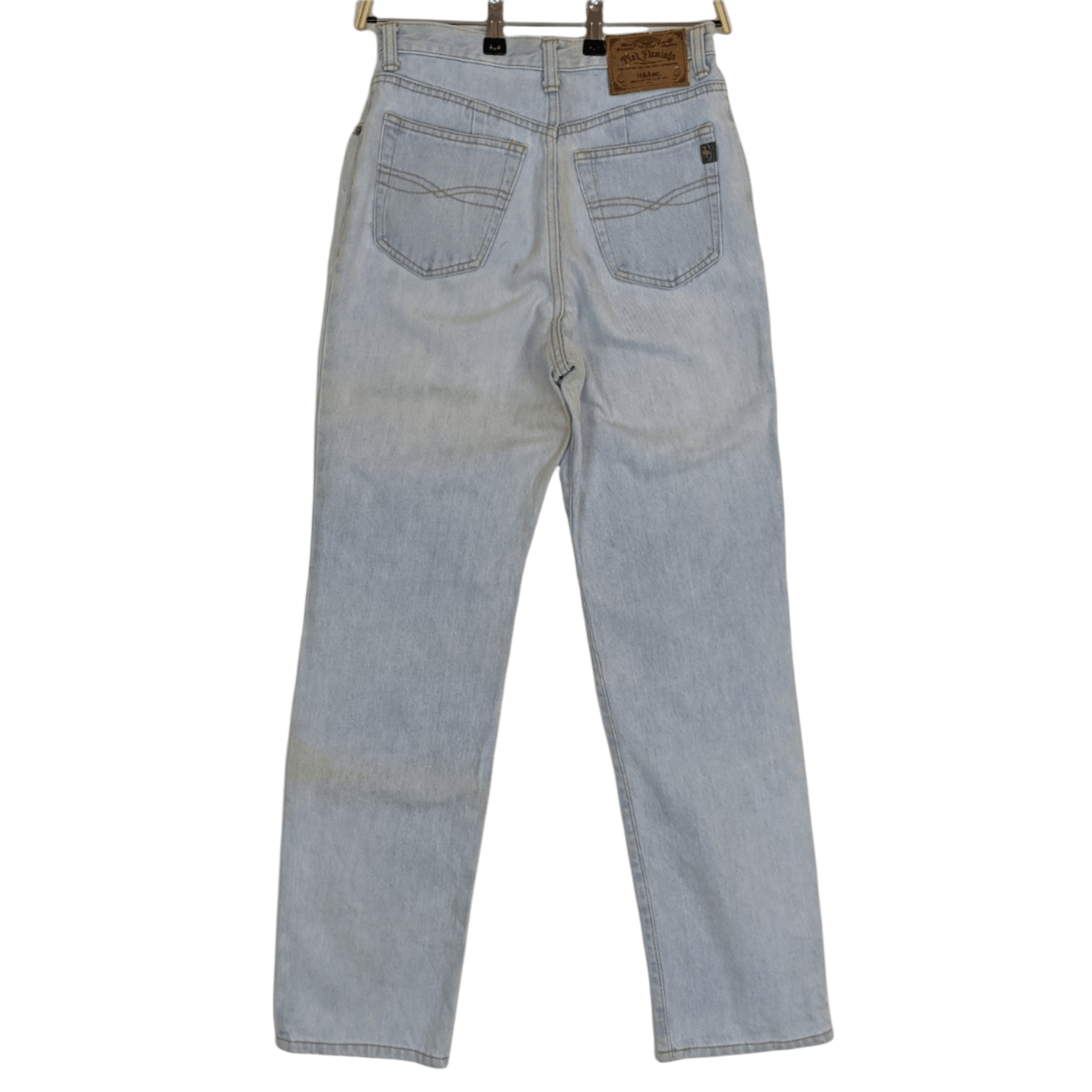 Japanese Brand 90's PINK FLAMINGO Japan Denim Jeans Pant Ocean Blue Wash Size US 28 / EU 44 - 6 Thumbnail