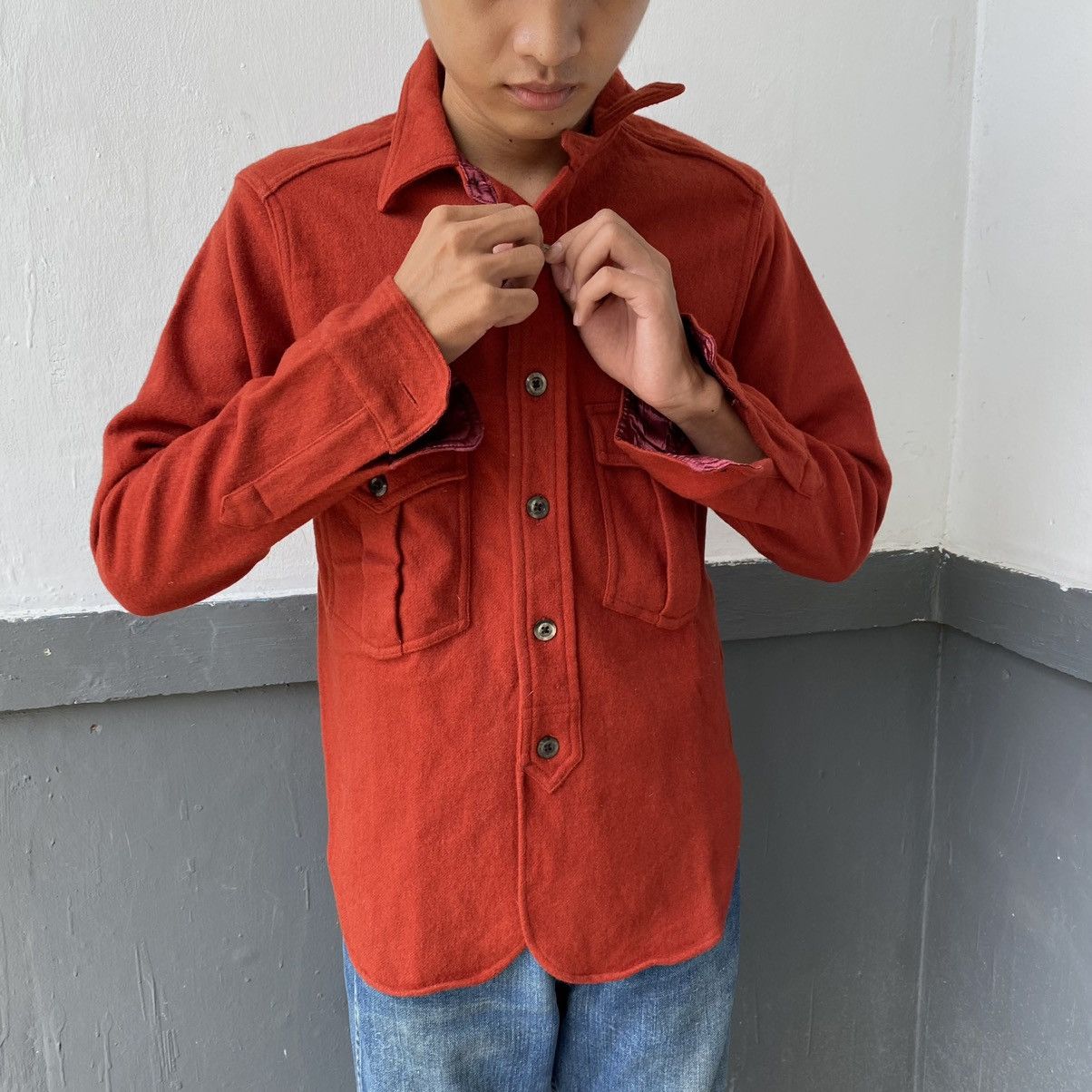 Sunny Sports × Woolrich Woolen Mills wool rich x sunny sports wool shirt Size US S / EU 44-46 / 1 - 6 Thumbnail