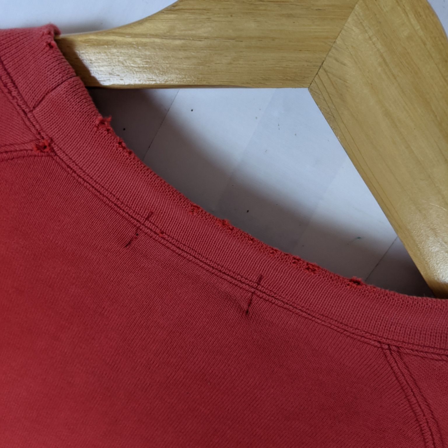 Polo Ralph Lauren Vintage POLO RALPH LAUREN Red Plain Jumper Sweatshirt Size US L / EU 52-54 / 3 - 8 Thumbnail