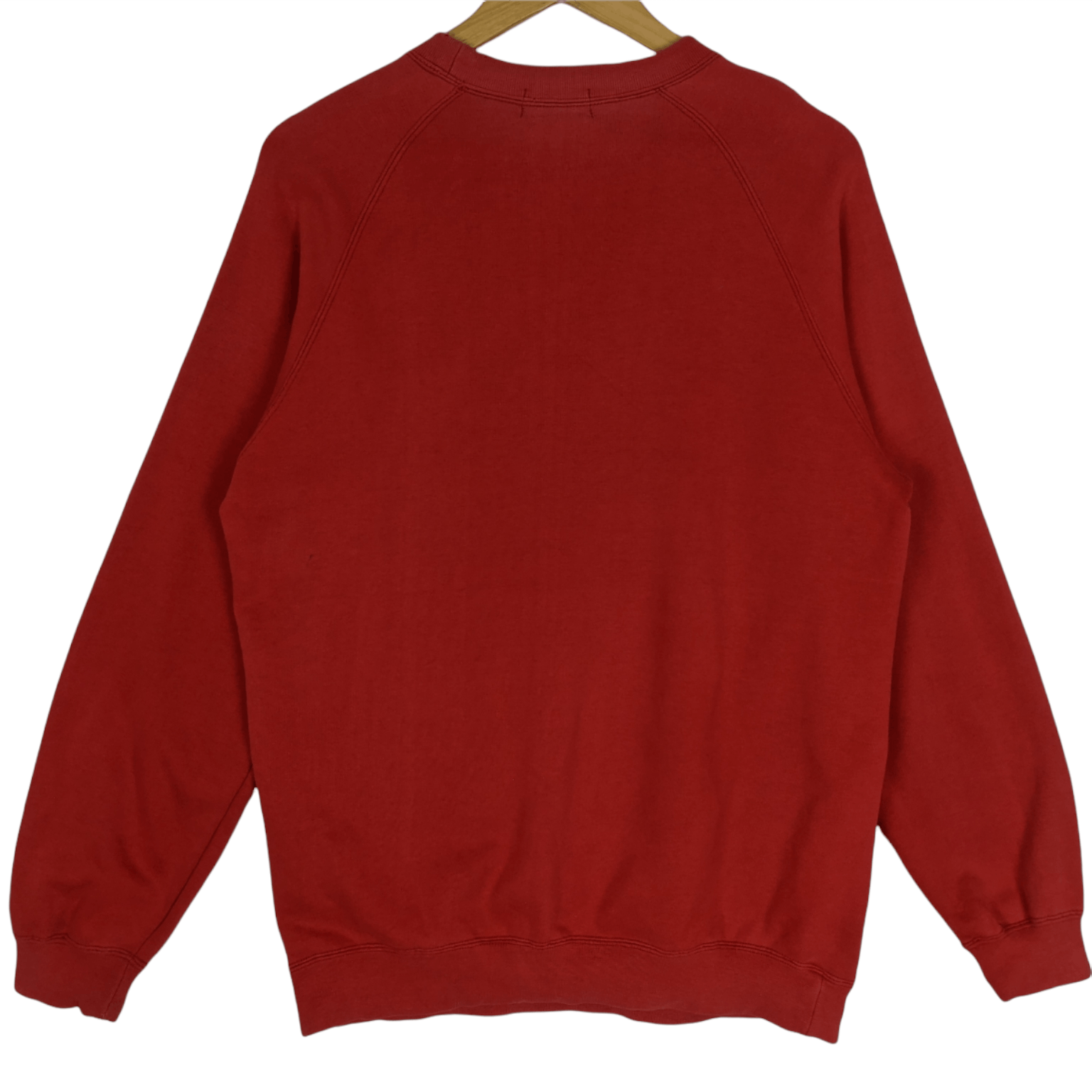 Polo Ralph Lauren Vintage POLO RALPH LAUREN Red Plain Jumper Sweatshirt Size US L / EU 52-54 / 3 - 7 Thumbnail