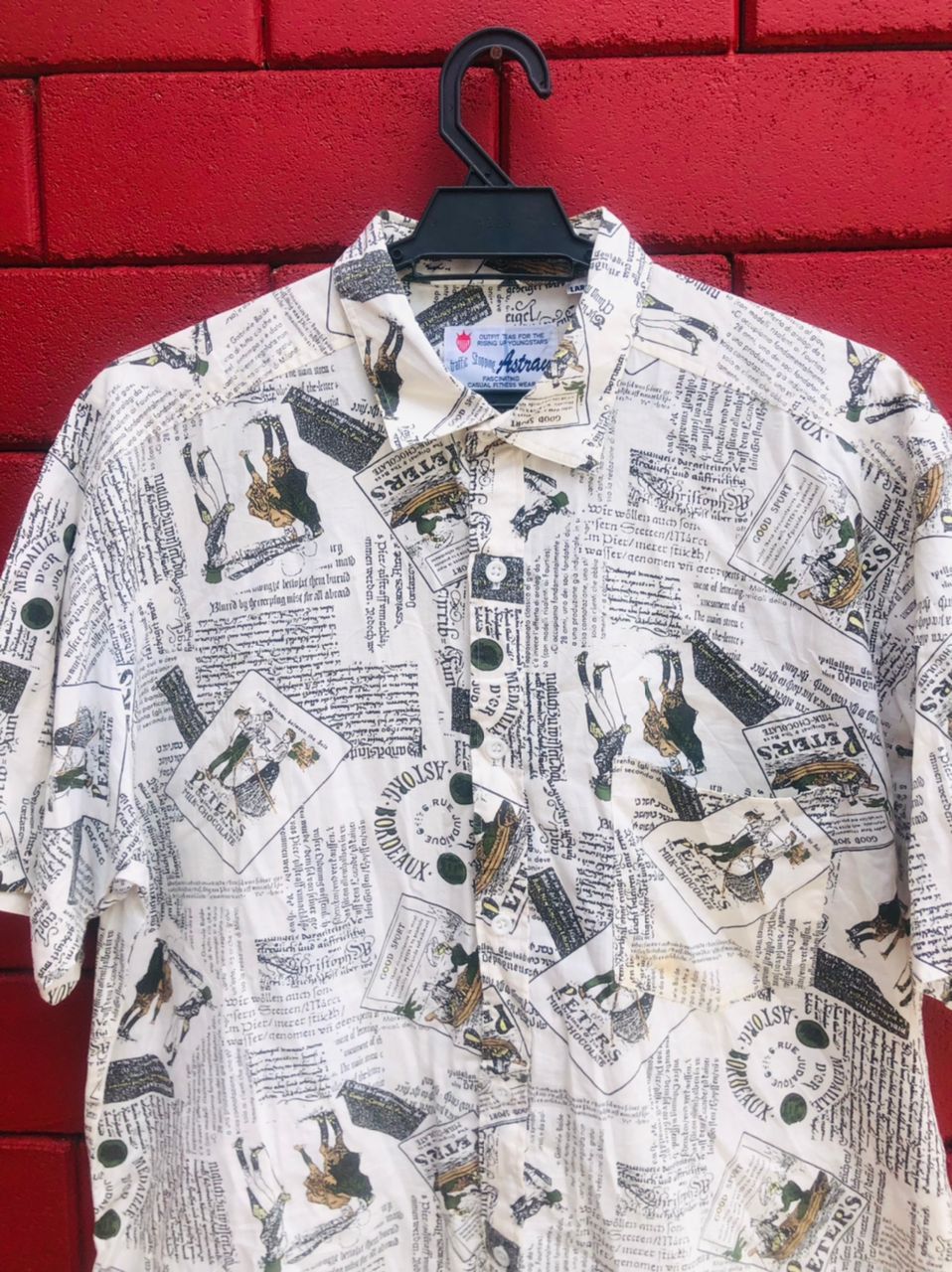 Japanese Brand × Vintage Vintage Astray Japanese Designer Fashion Style Shirt Size US L / EU 52-54 / 3 - 3 Thumbnail