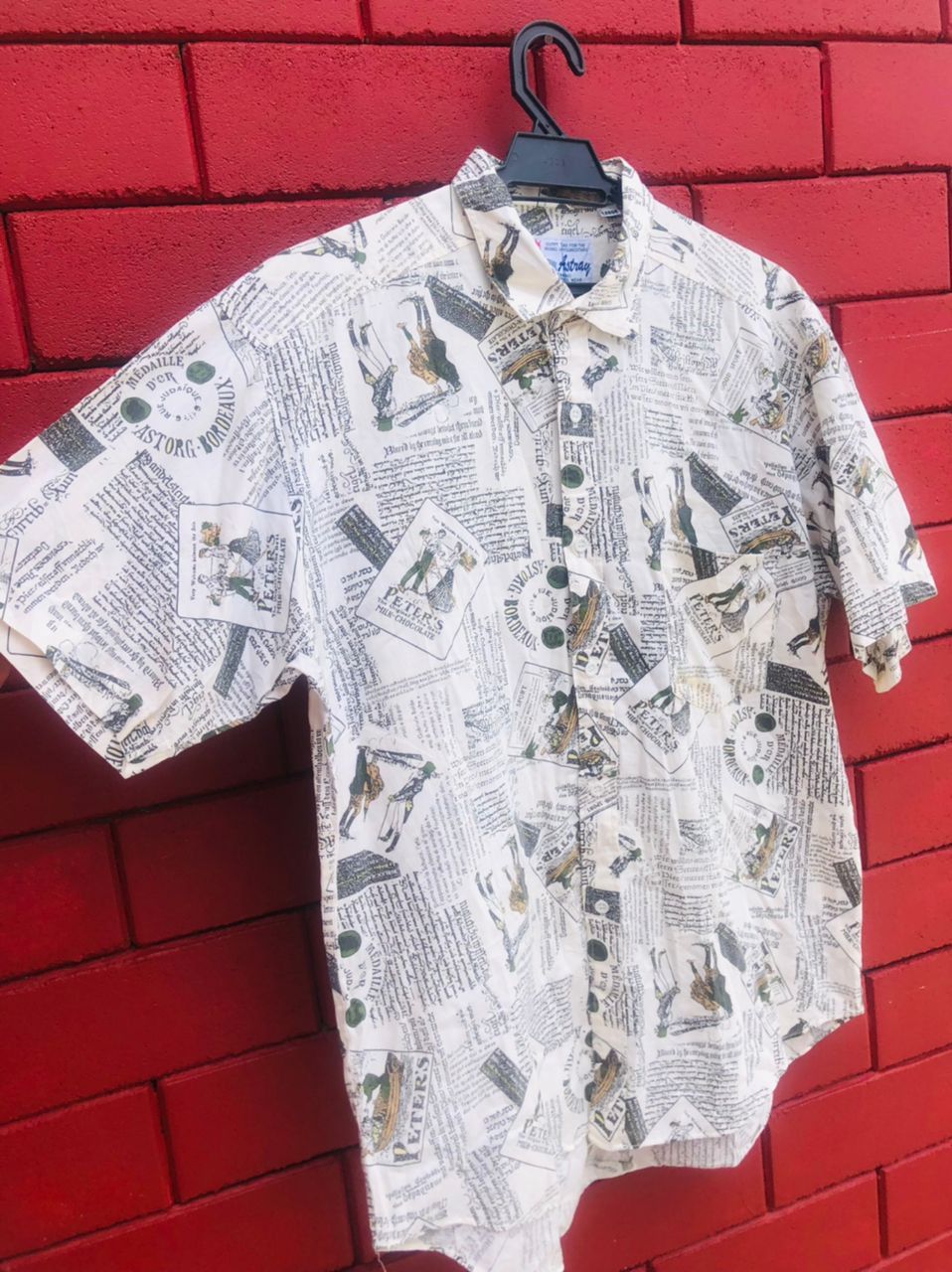 Japanese Brand × Vintage Vintage Astray Japanese Designer Fashion Style Shirt Size US L / EU 52-54 / 3 - 5 Thumbnail