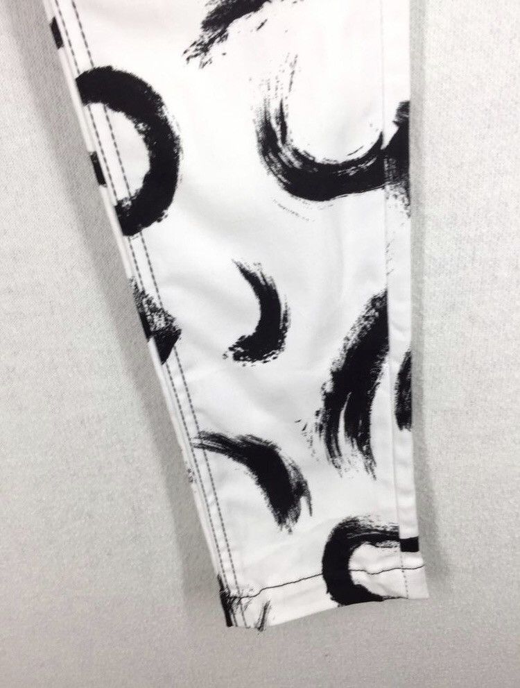 Designer Japanese Brand Emoda Art Design Skinny Pants Size US 28 / EU 44 - 5 Thumbnail