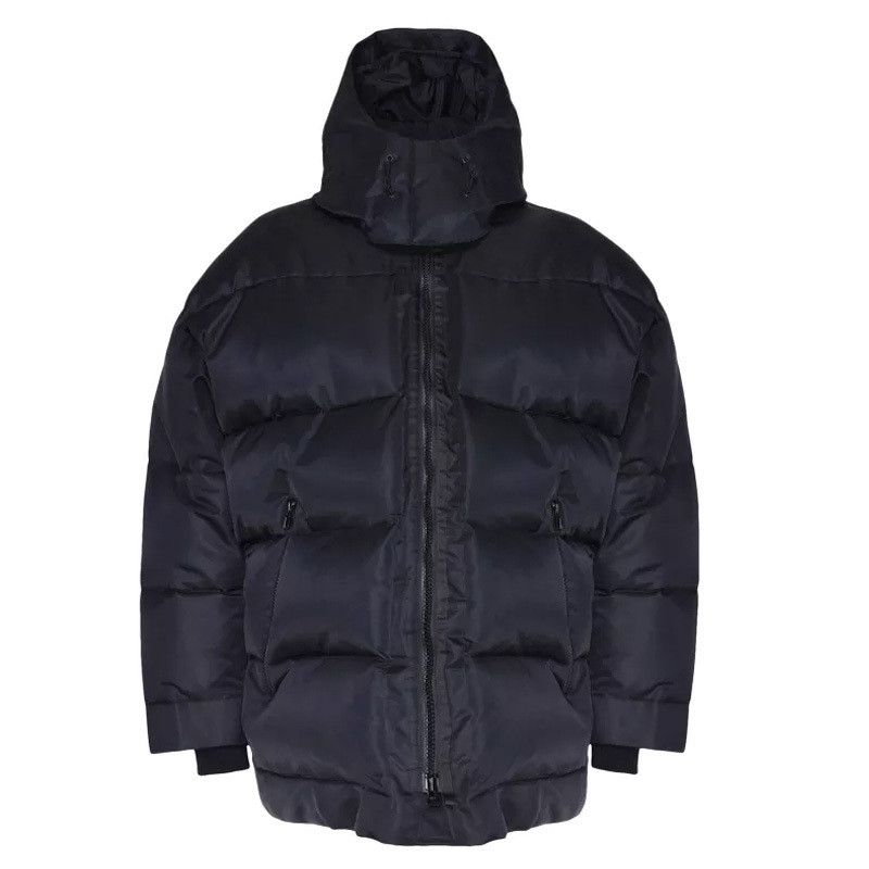 image of Adidas x Y 3 Y-3 Engineered Down Puffer Parka Jacket in Black, Men's (Size Large)