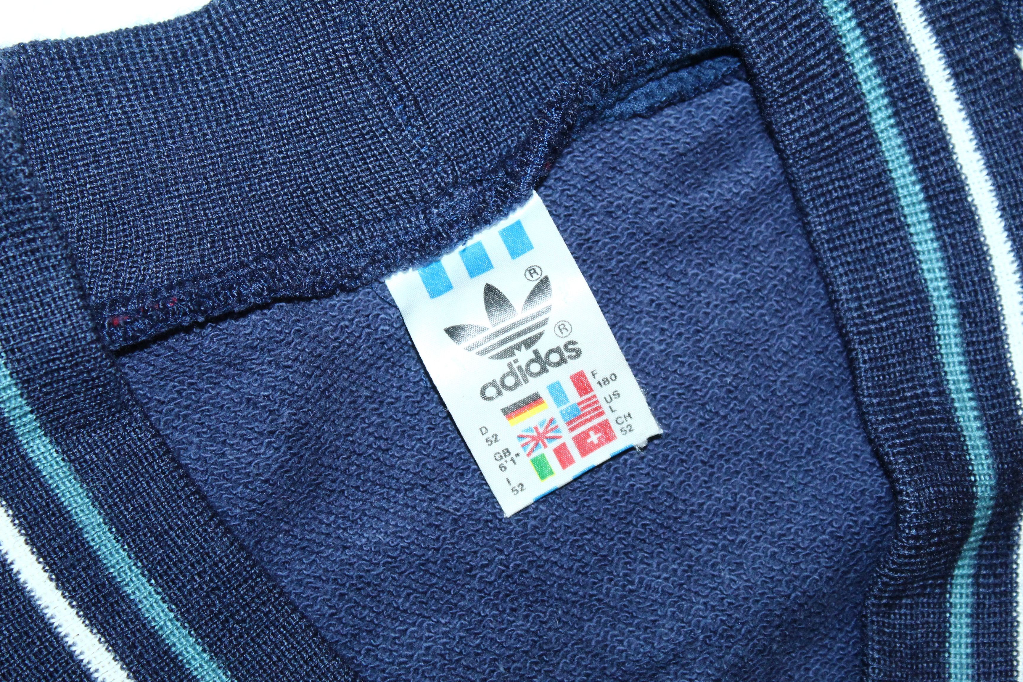 Adidas 💥 Rare VTG 💥 80s Adidas Box Logo Baggy Cardigan Size US M / EU 48-50 / 2 - 3 Thumbnail