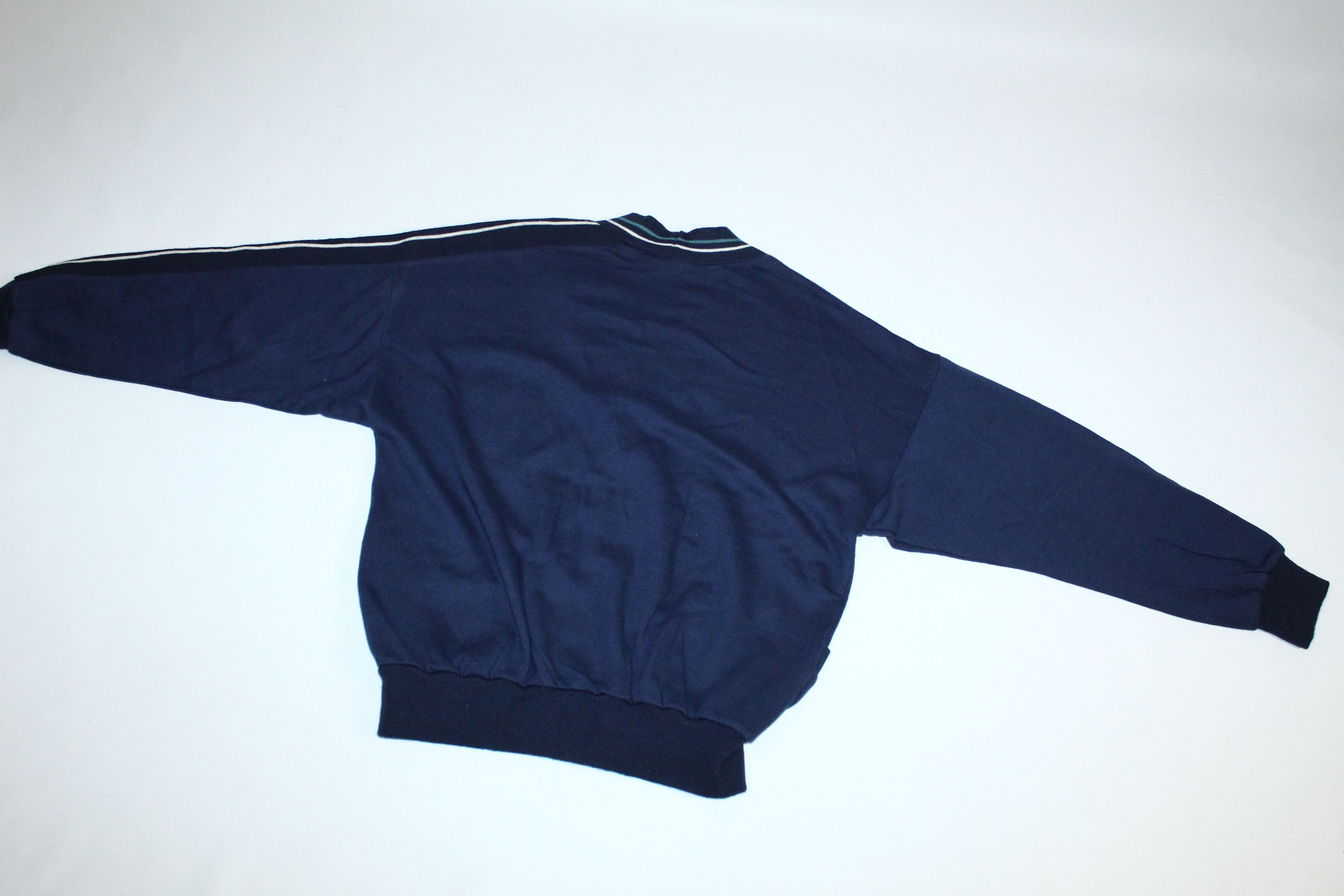 Adidas 💥 Rare VTG 💥 80s Adidas Box Logo Baggy Cardigan Size US M / EU 48-50 / 2 - 8 Thumbnail