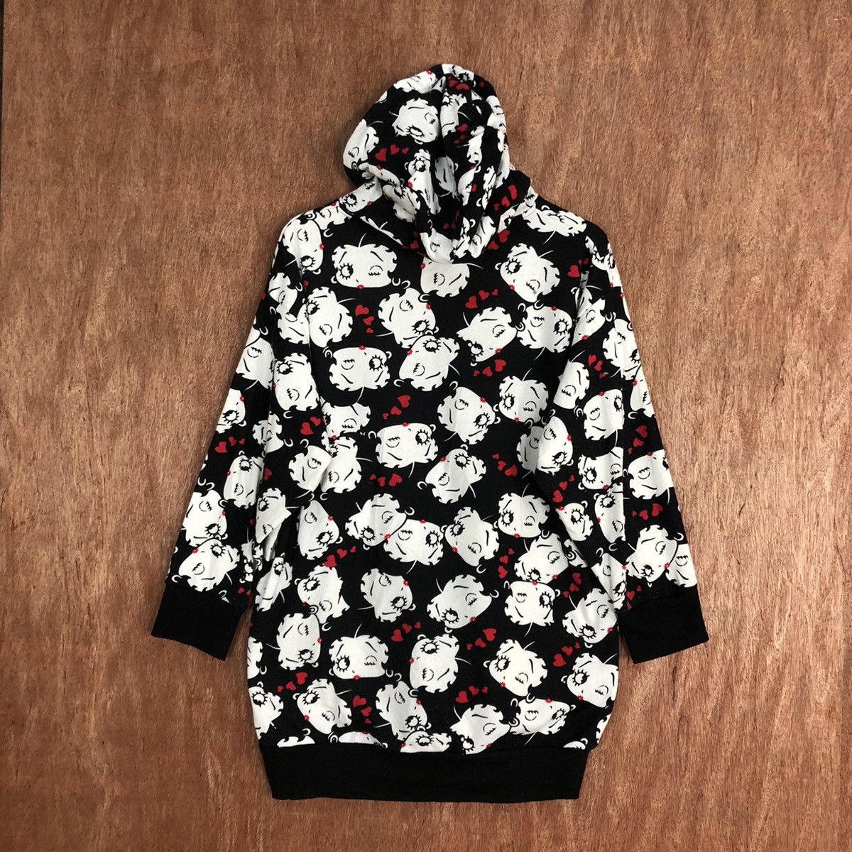 Cartoon Network D Betty Boop X Strange Heaven black Full Print Hoodies #c863 Size US L / EU 52-54 / 3 - 13 Thumbnail