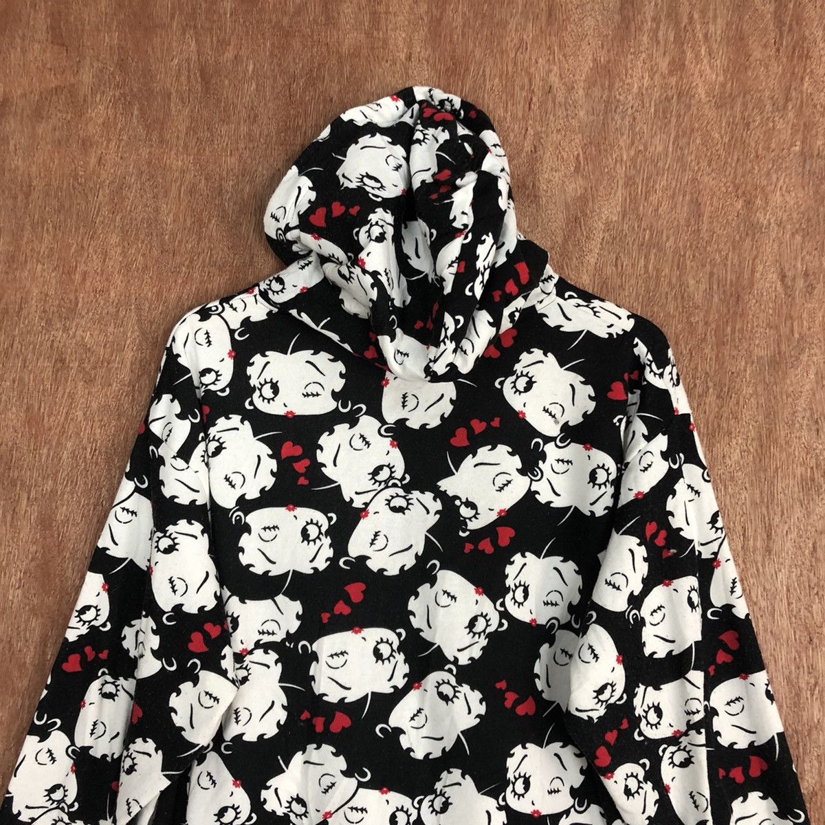 Cartoon Network D Betty Boop X Strange Heaven black Full Print Hoodies #c863 Size US L / EU 52-54 / 3 - 12 Thumbnail