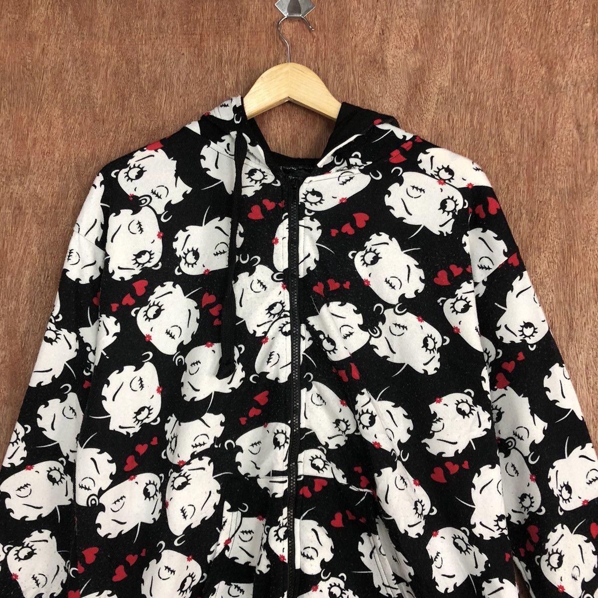 Cartoon Network D Betty Boop X Strange Heaven black Full Print Hoodies #c863 Size US L / EU 52-54 / 3 - 9 Thumbnail