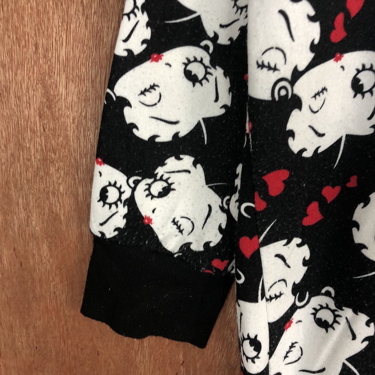 Cartoon Network D Betty Boop X Strange Heaven black Full Print Hoodies #c863 Size US L / EU 52-54 / 3 - 6 Thumbnail