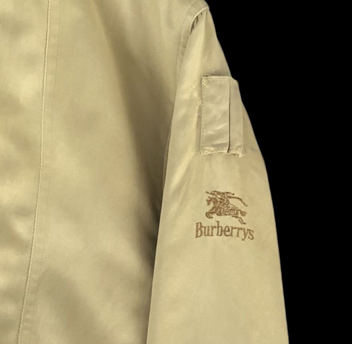 Burberry Vintage Burberrys Embroidered Logo Bomber Jacket Size US L / EU 52-54 / 3 - 7 Thumbnail