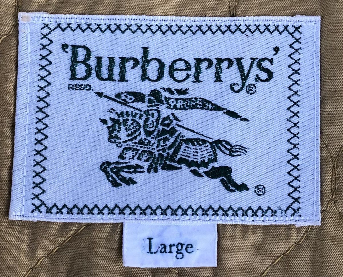 Burberry Vintage Burberrys Embroidered Logo Bomber Jacket Size US L / EU 52-54 / 3 - 10 Thumbnail