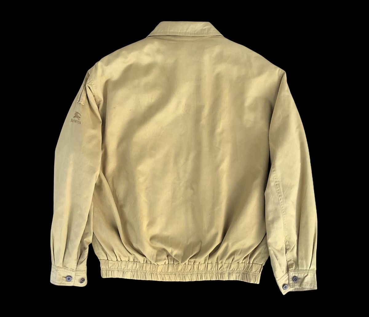 Burberry Vintage Burberrys Embroidered Logo Bomber Jacket Size US L / EU 52-54 / 3 - 12 Thumbnail