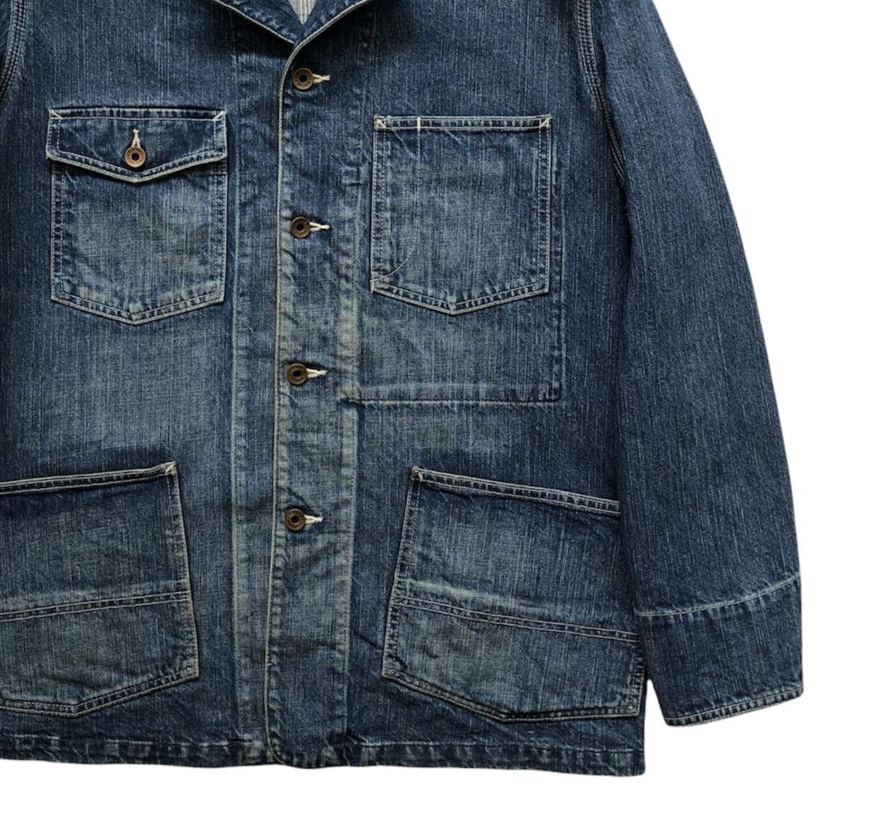 Edwin Vintage Edwin Rebel Denim Chore Jacket Size US L / EU 52-54 / 3 - 5 Thumbnail