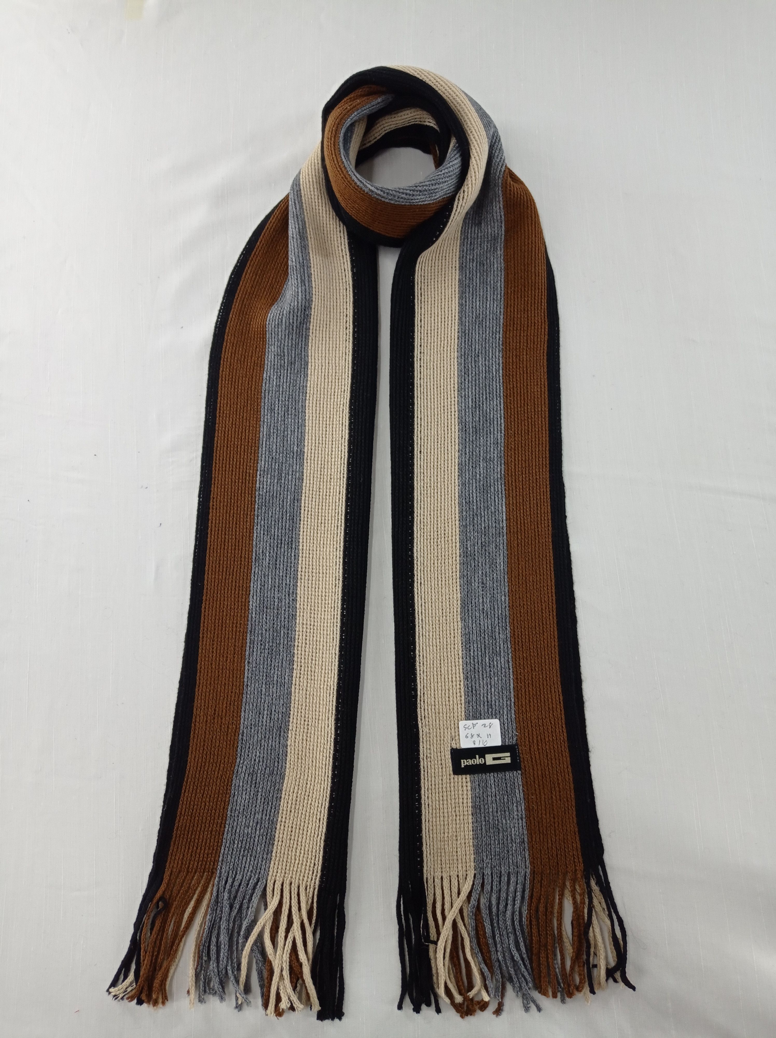 Paolo Gucci Vintage Paolo Gucci Scarf / Muffler / Neckwear Size ONE SIZE - 1 Thumbnail