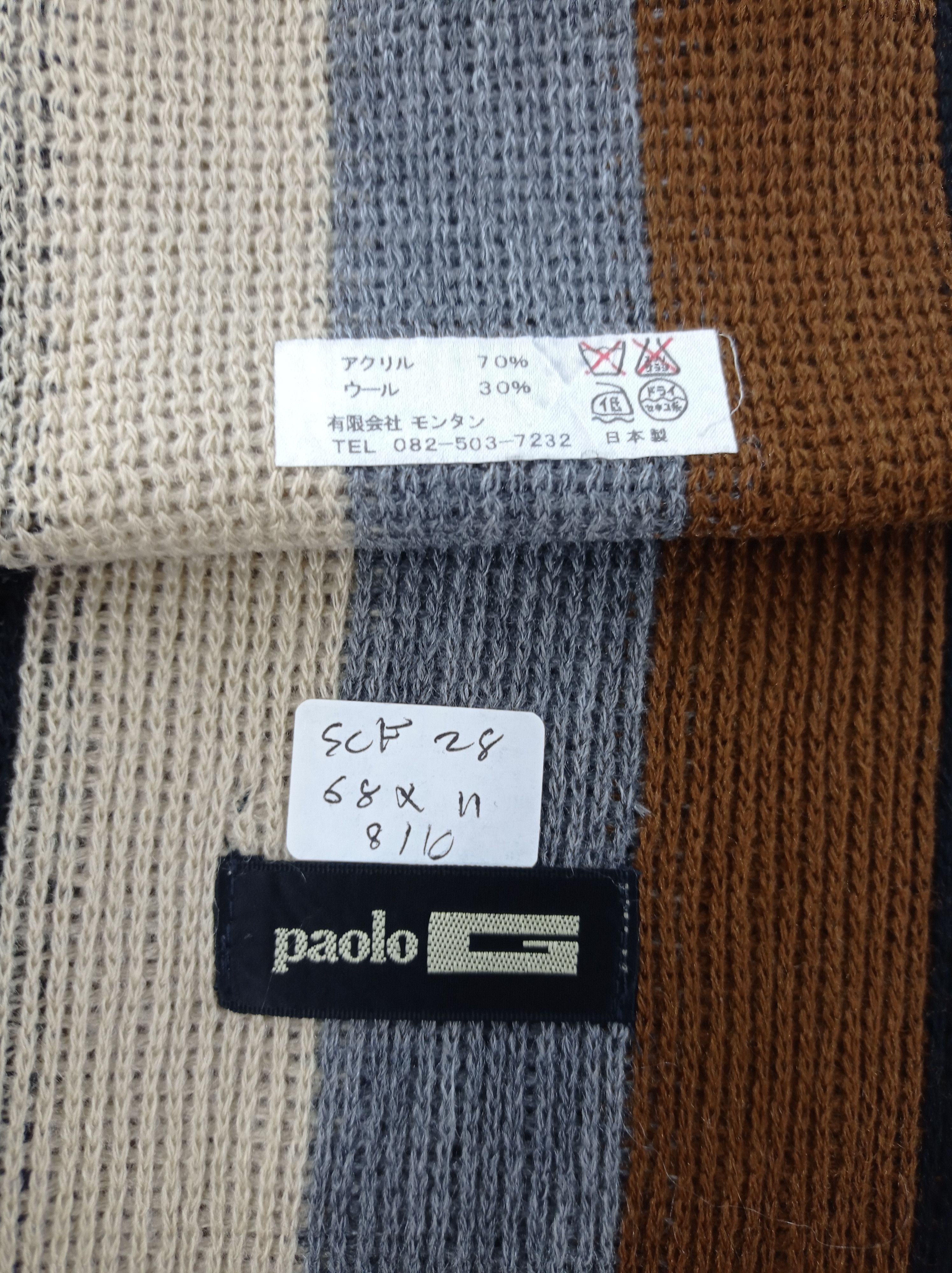 Paolo Gucci Vintage Paolo Gucci Scarf / Muffler / Neckwear Size ONE SIZE - 3 Thumbnail
