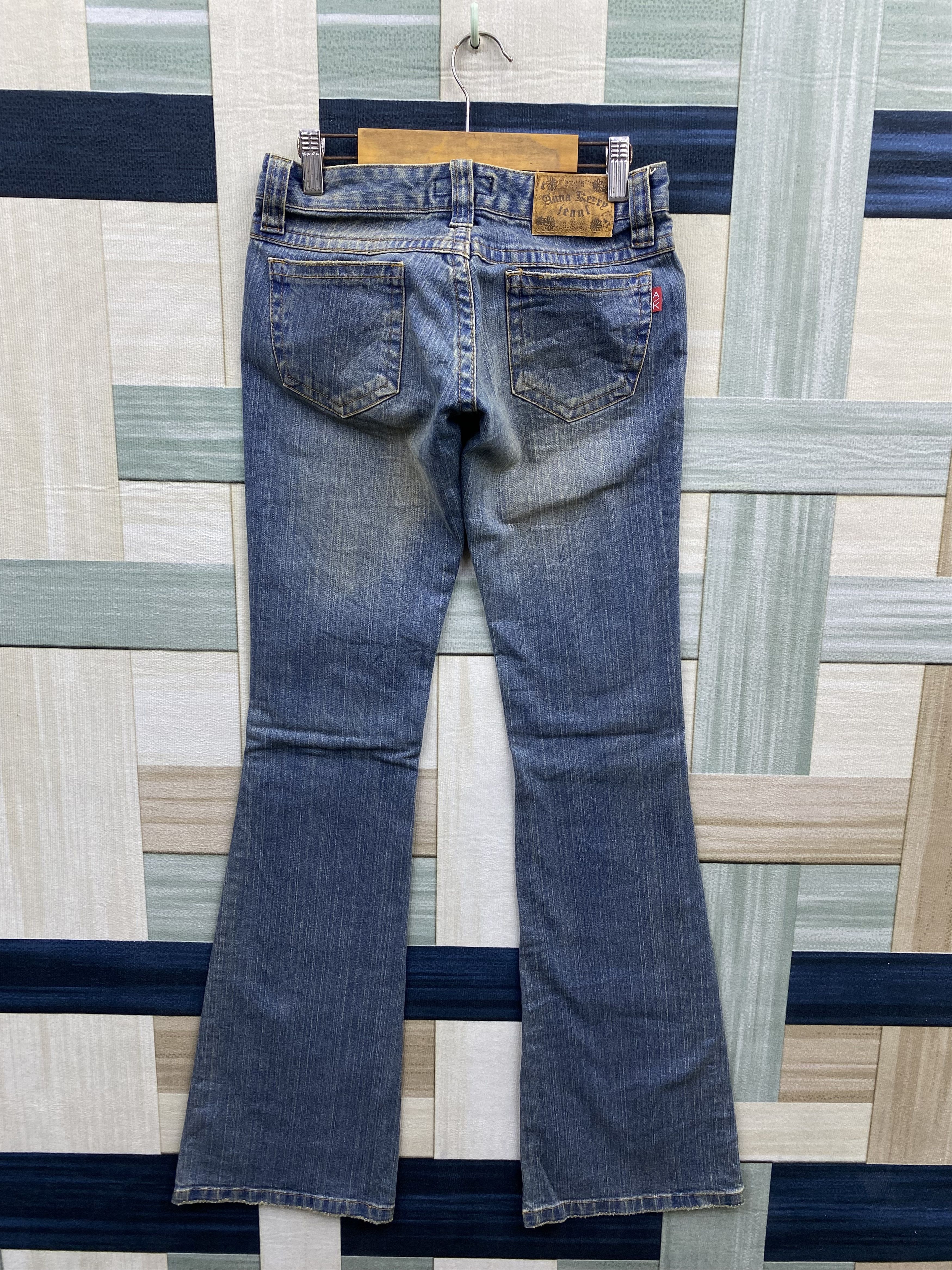 Japanese Brand Vintage Japanese Brand Anna Kerry Patches Flare Denim Jean Size 27" / US 4 / IT 40 - 2 Thumbnail