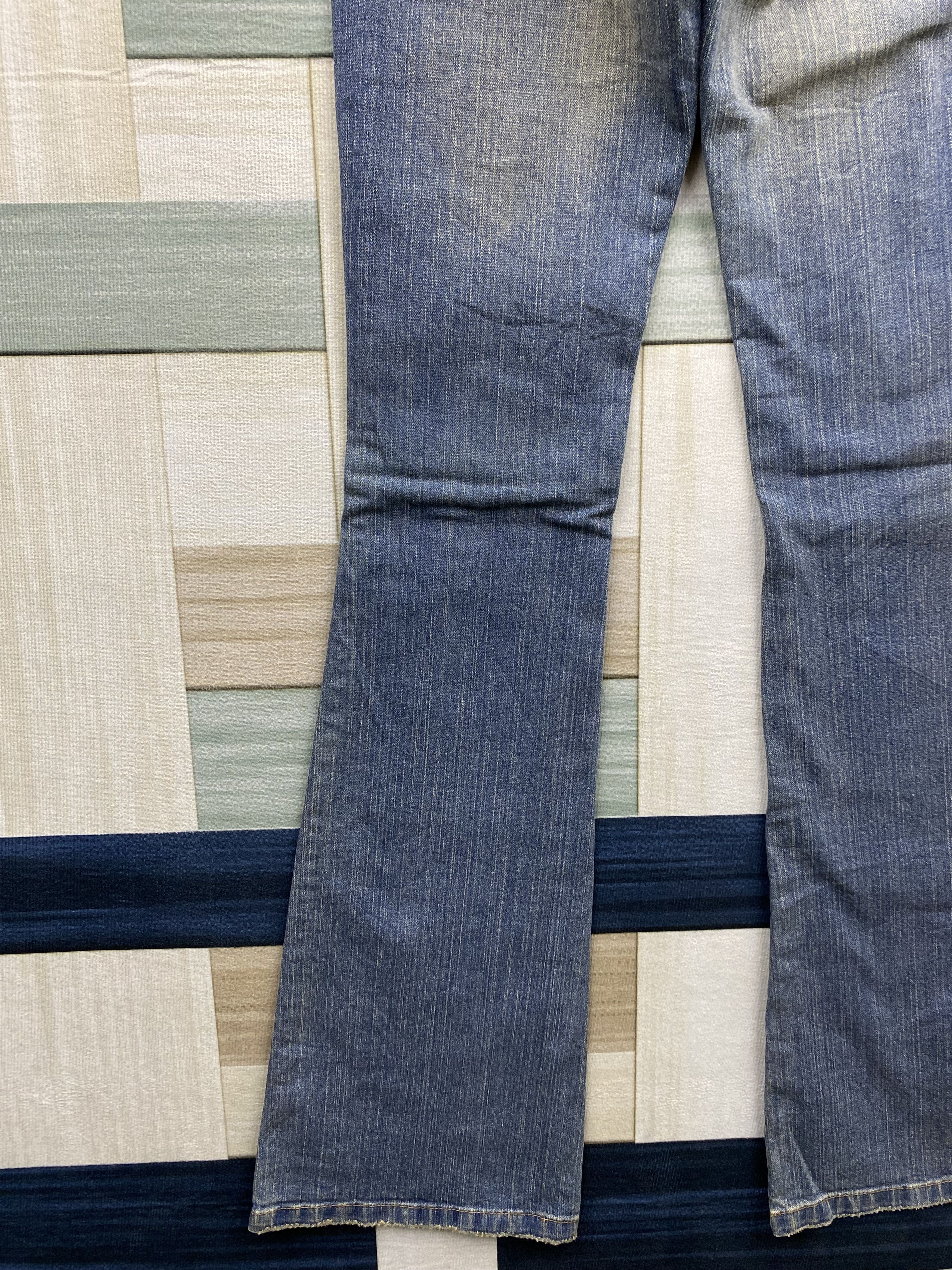 Japanese Brand Vintage Japanese Brand Anna Kerry Patches Flare Denim Jean Size 27" / US 4 / IT 40 - 8 Thumbnail