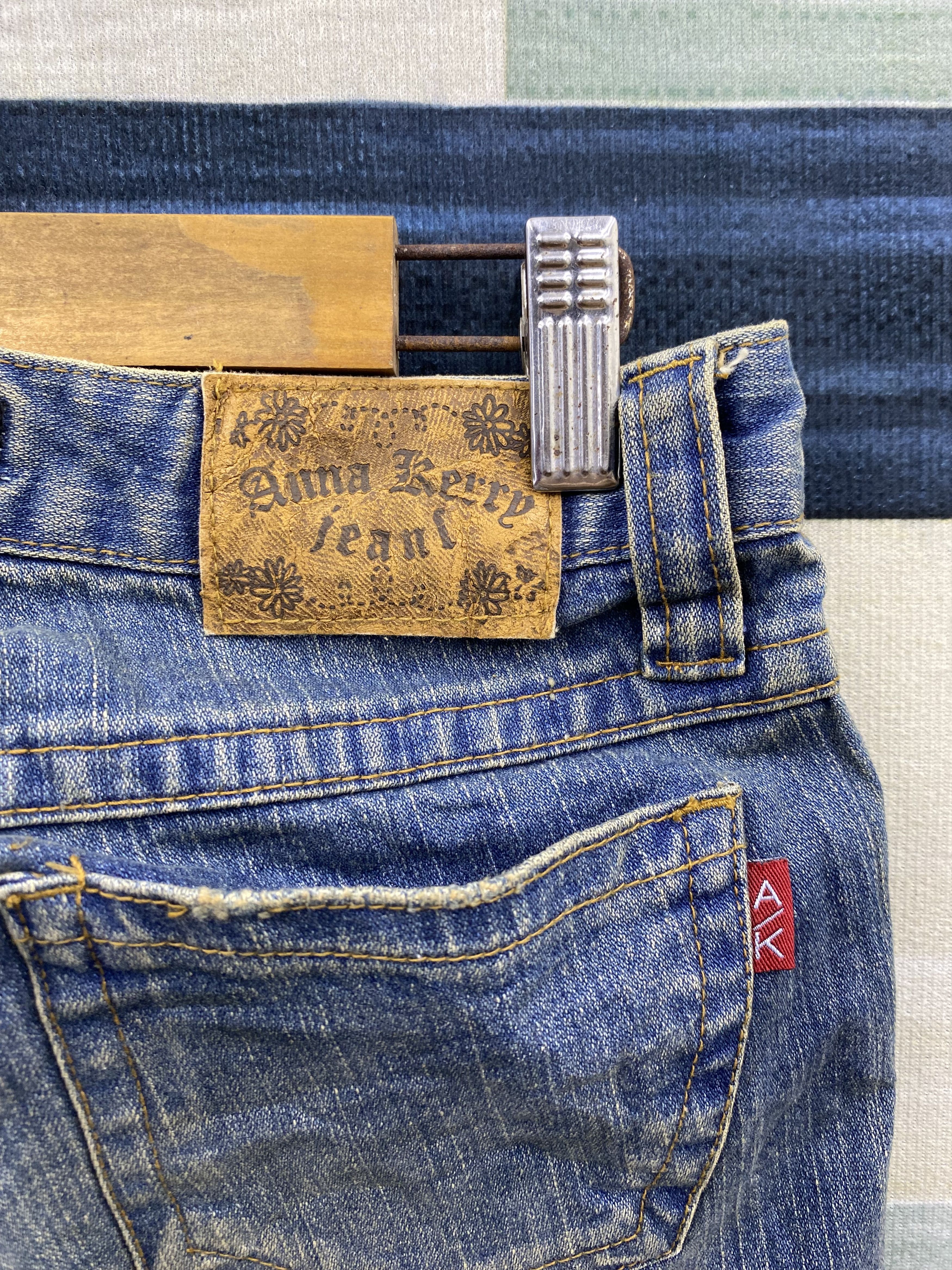 Japanese Brand Vintage Japanese Brand Anna Kerry Patches Flare Denim Jean Size 27" / US 4 / IT 40 - 5 Thumbnail