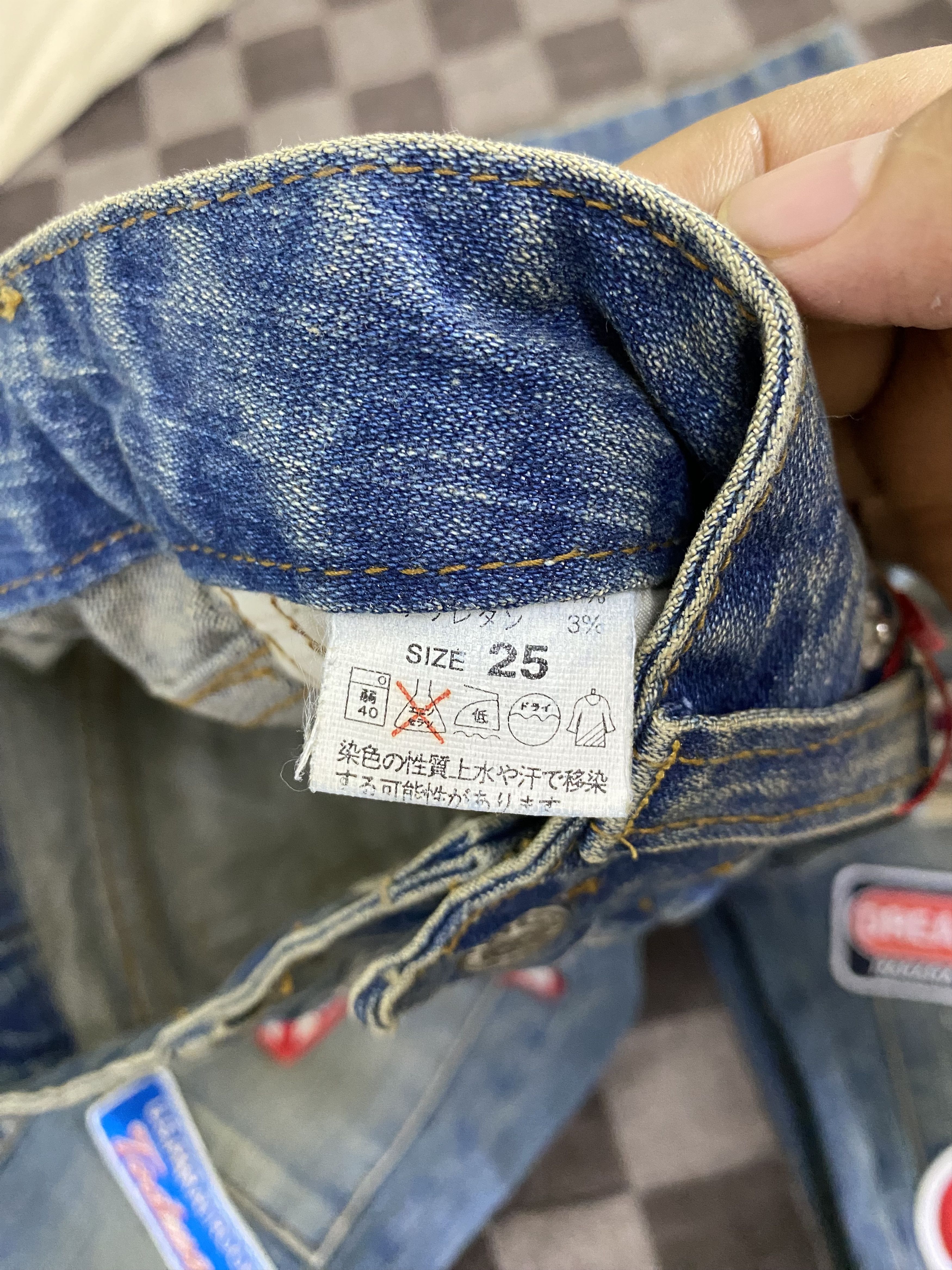 Japanese Brand Vintage Japanese Brand Anna Kerry Patches Flare Denim Jean Size 27" / US 4 / IT 40 - 17 Thumbnail