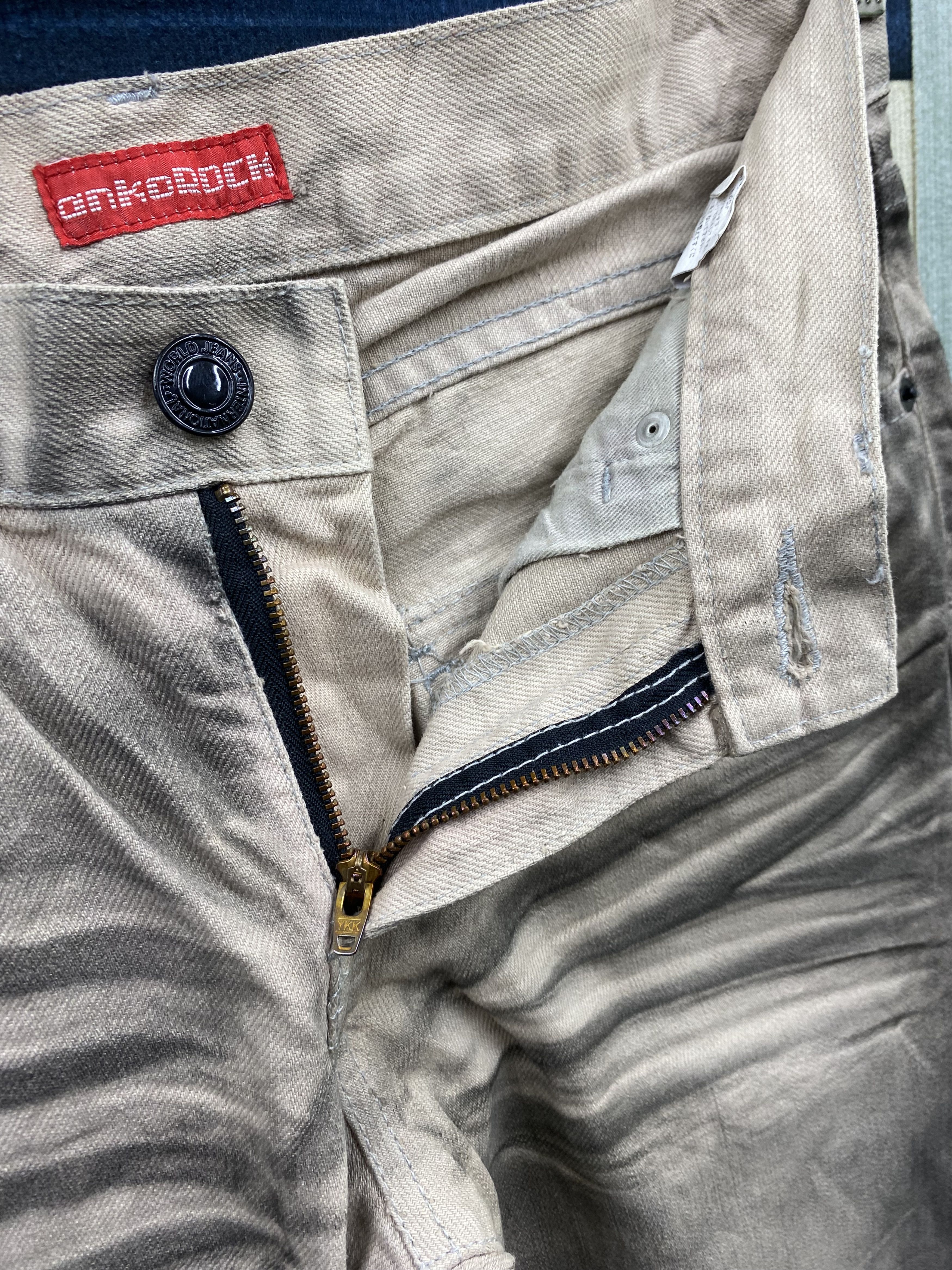 Japanese Brand Japanese Brand anko Rock Dirty Design Denim Jeans Size US 30 / EU 46 - 17 Thumbnail