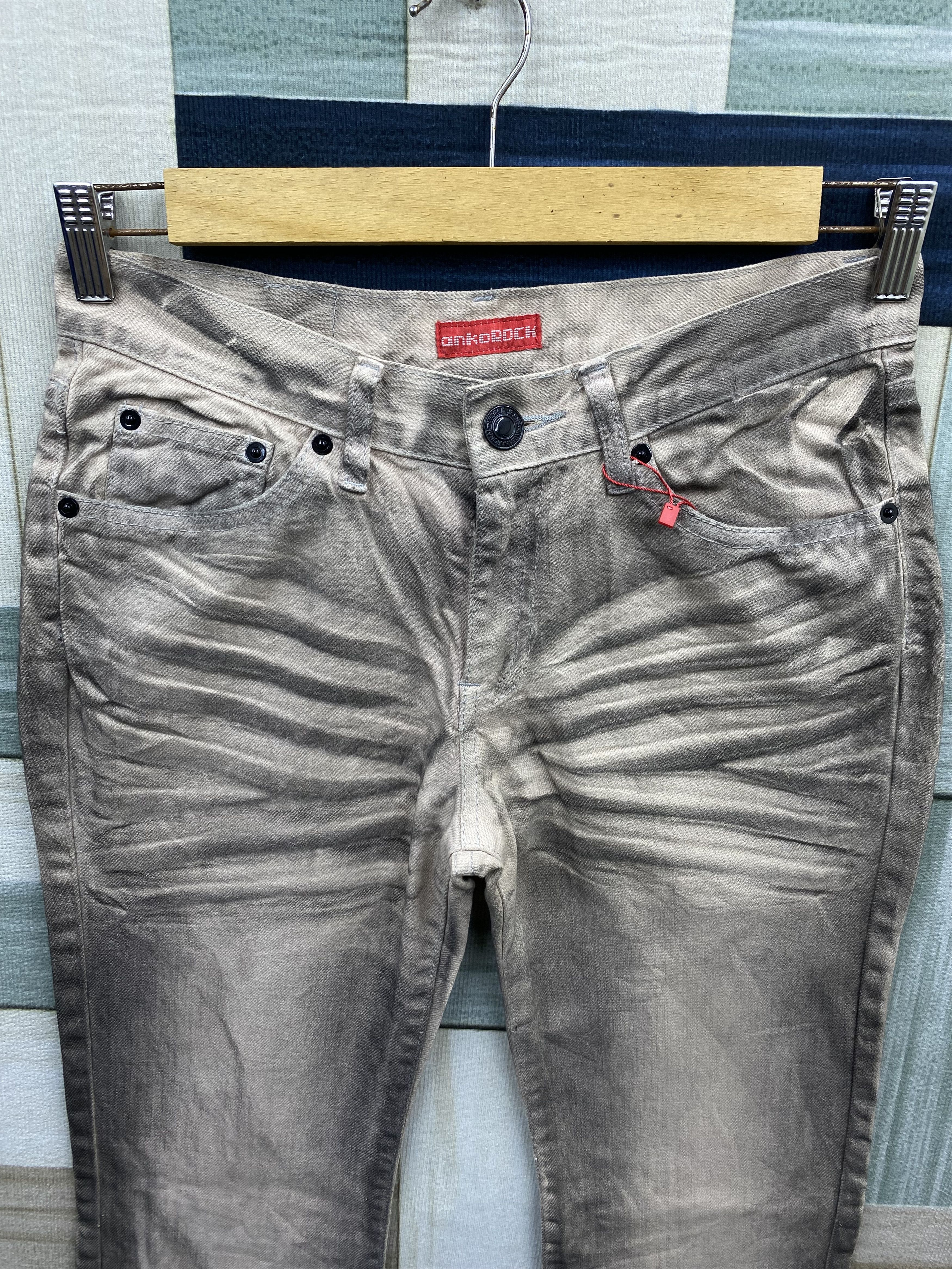 Japanese Brand Japanese Brand anko Rock Dirty Design Denim Jeans Size US 30 / EU 46 - 3 Thumbnail